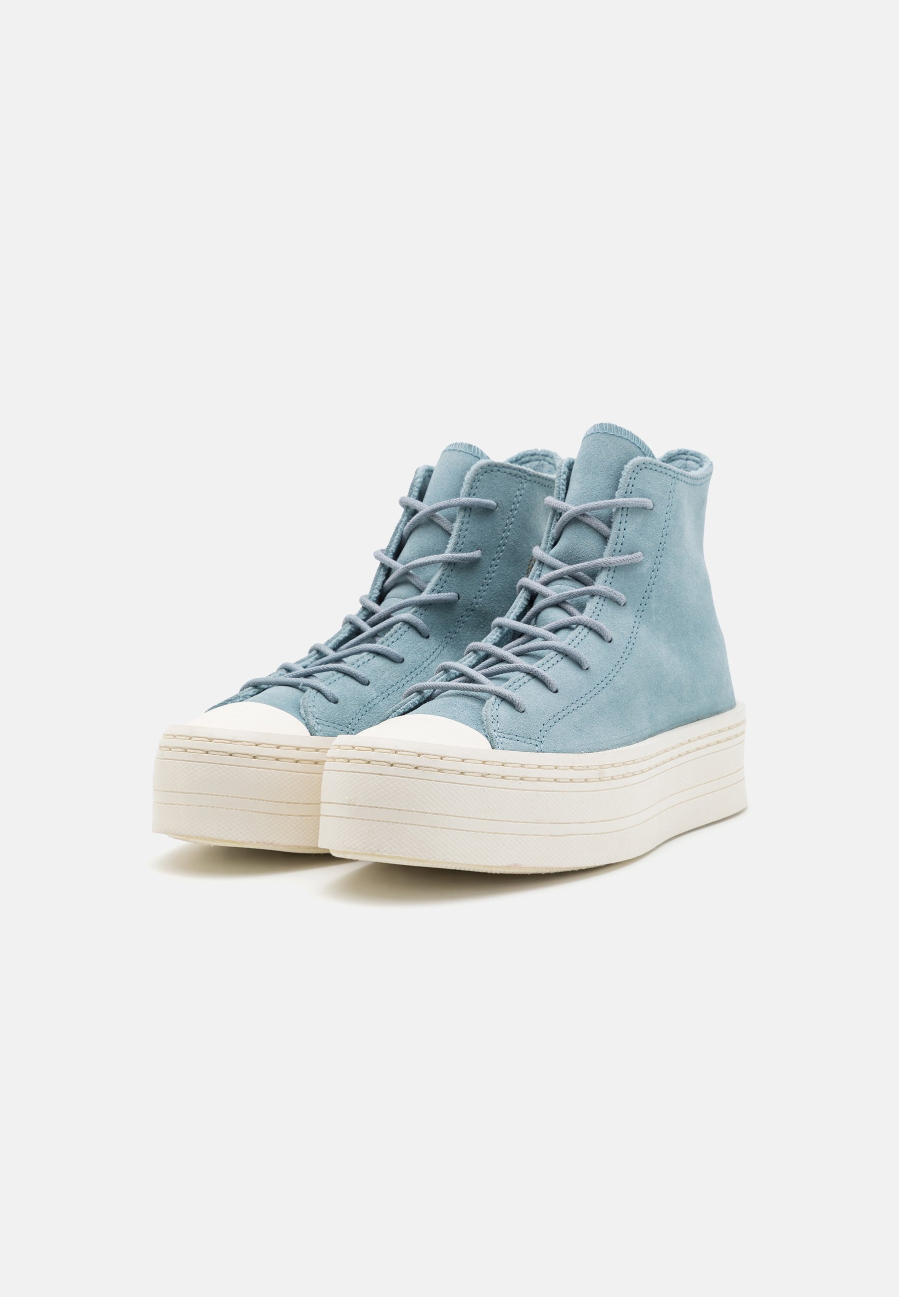 Converse CHUCK TAYLOR ALL STAR MODERN LIFT PLATFORM WARM WINTER - High-top trainers - blue