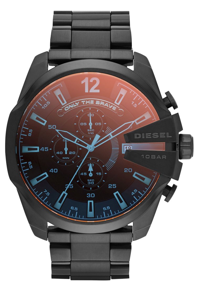 Diesel MEGA CHIEF - Chronograph watch - black