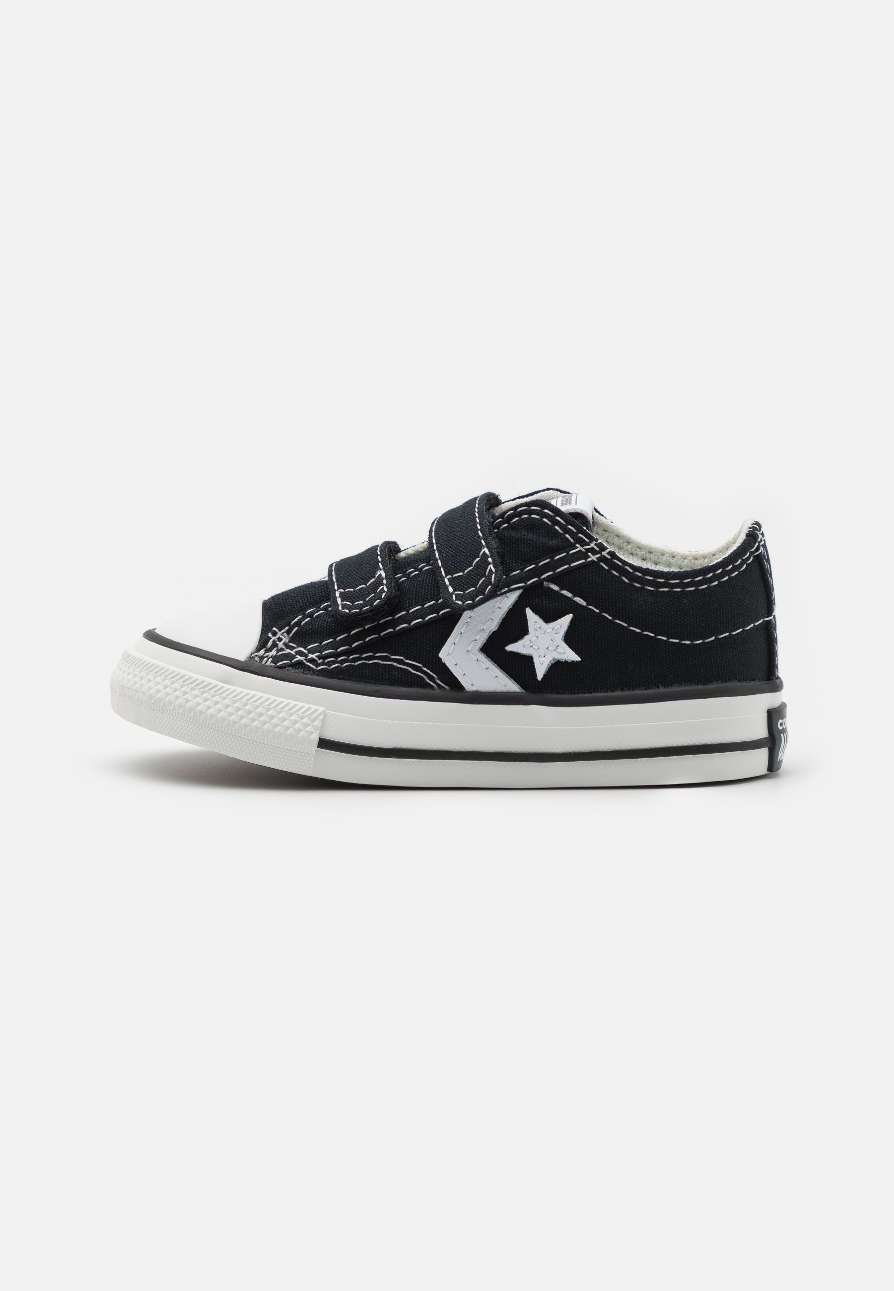 Converse STAR PLAYER 76 EASY ON FOUNDATIONAL TODDLER UNISEX - Trainers - black/vintage white/egret/black