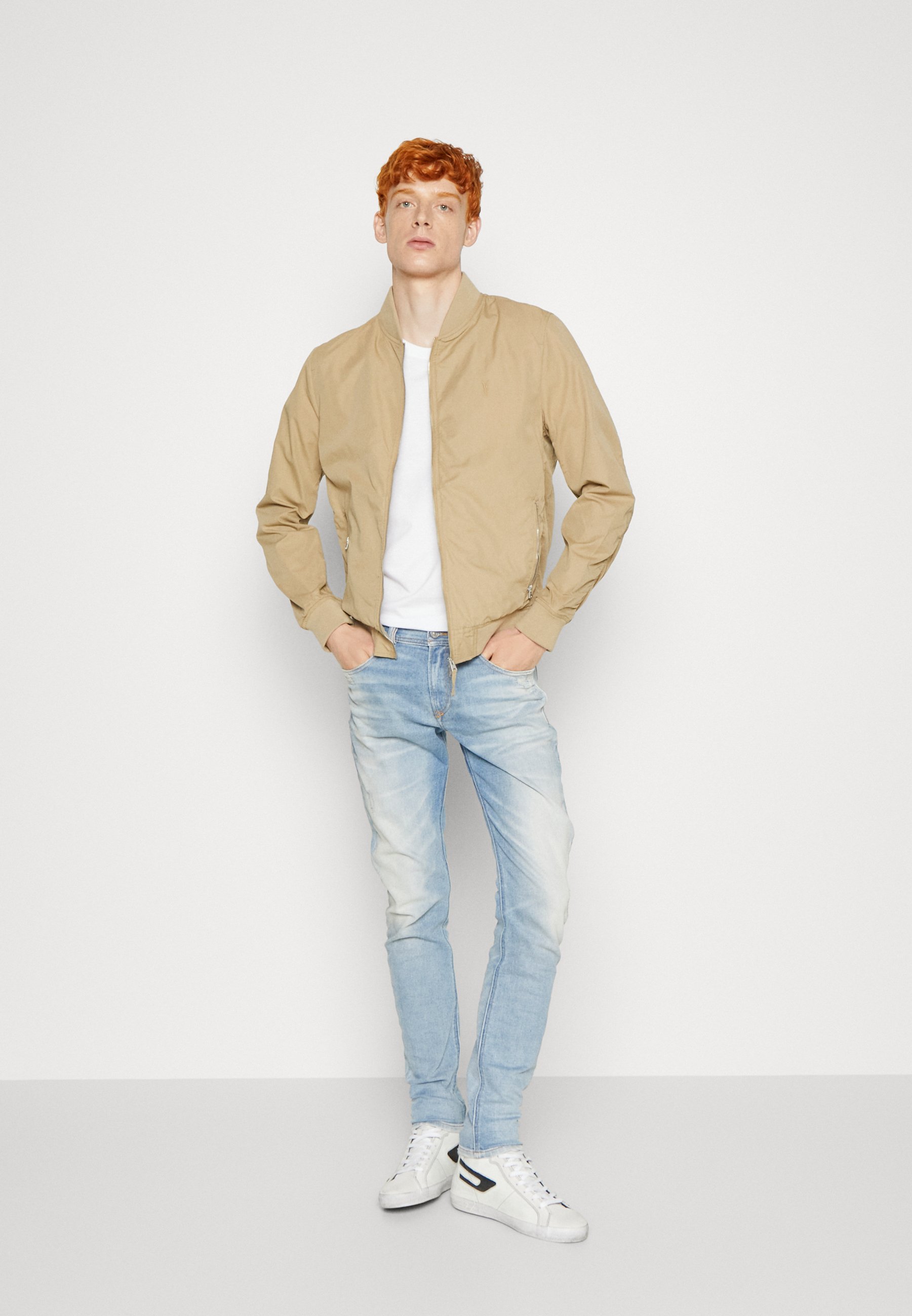 Diesel SLEENKER - Slim fit jeans - light blue/light-blue denim