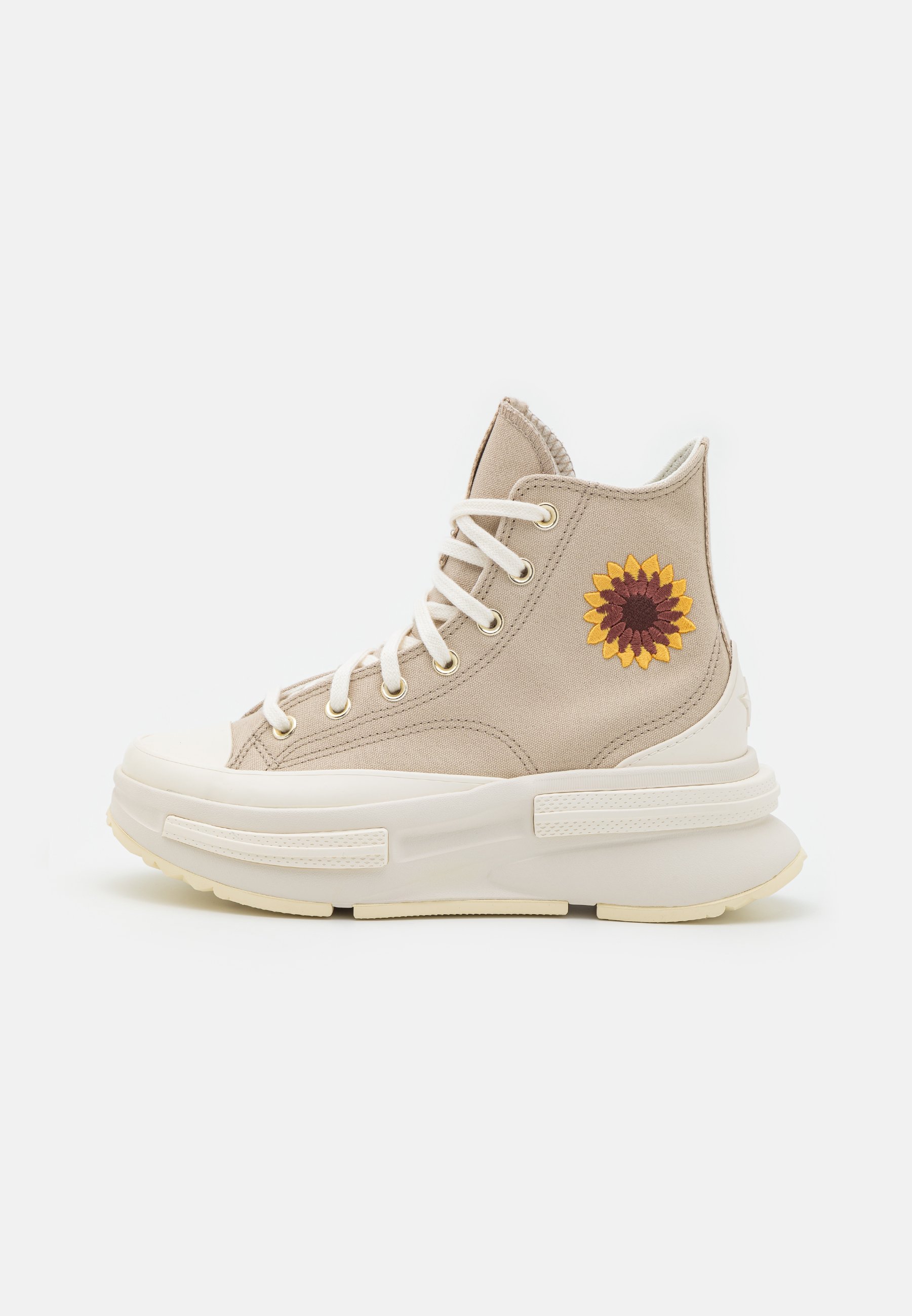 Converse RUN STAR LEGACY CX - High-top trainers - beach stone/red oak/stone