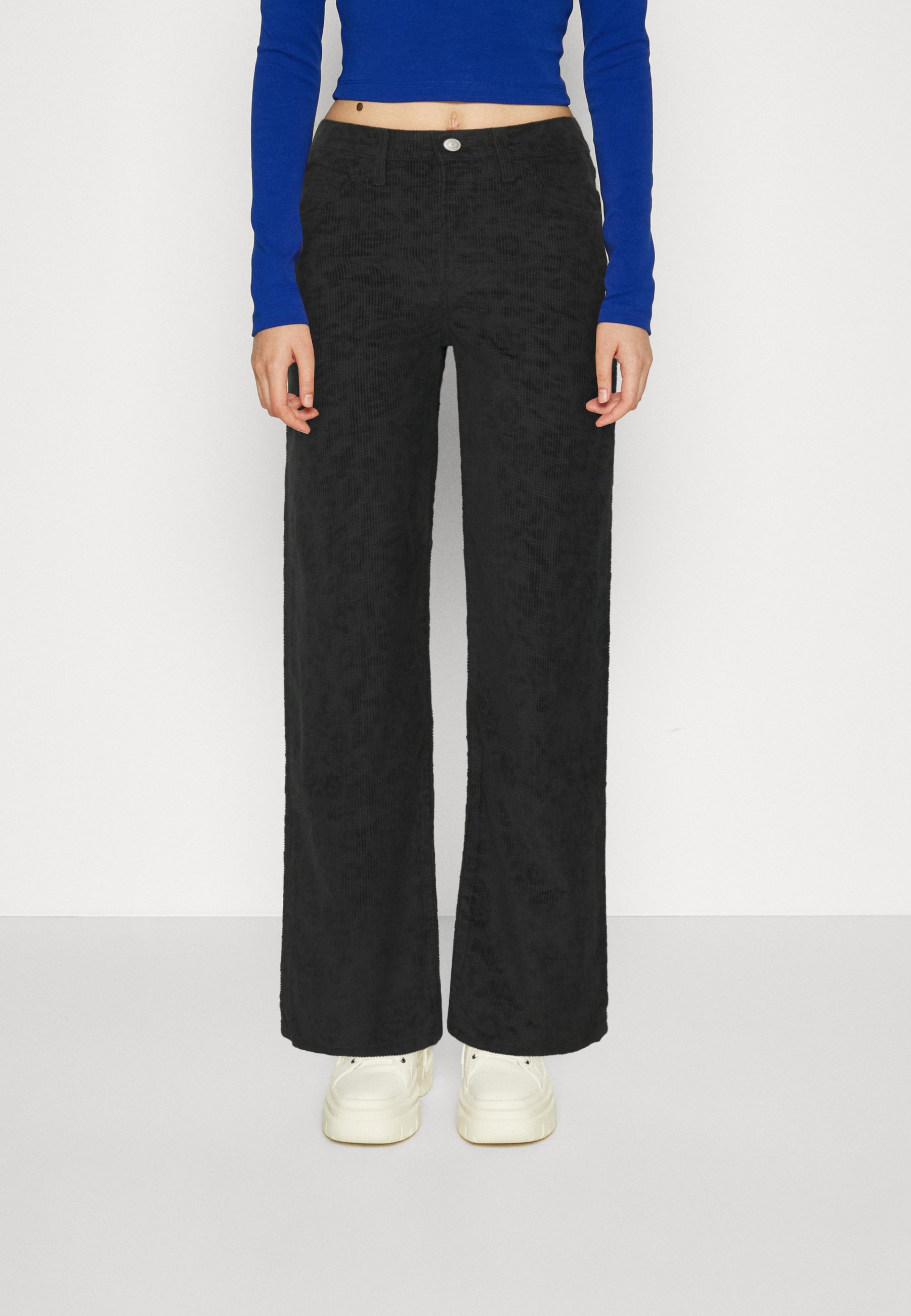 Levi's® CAGE STR ZIP ND - Trousers - caviar/black