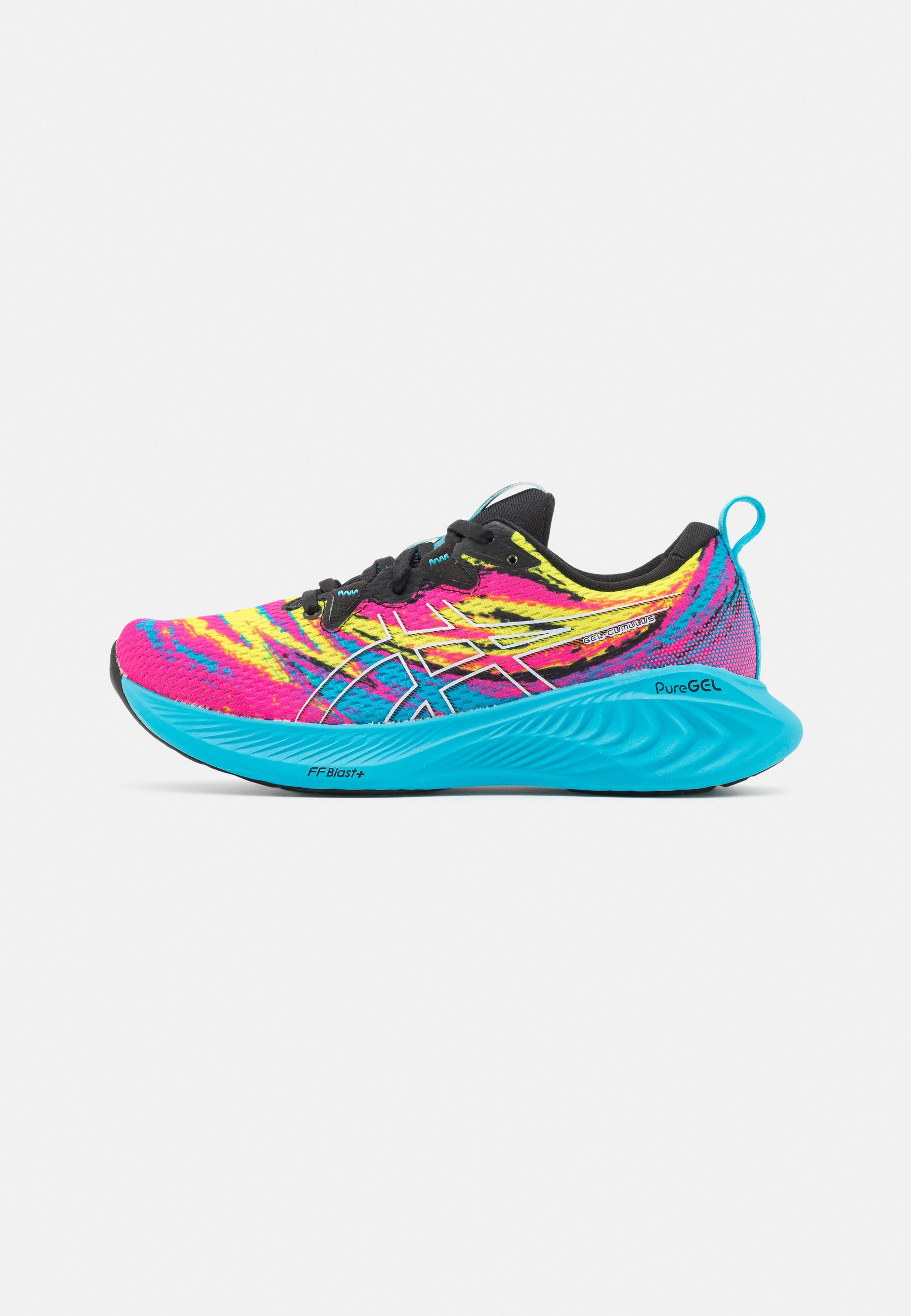 ASICS GEL-CUMULUS 25 COLOR INJECTION - Neutral running shoes - aquarium/vibrant yellow/multi-coloured
