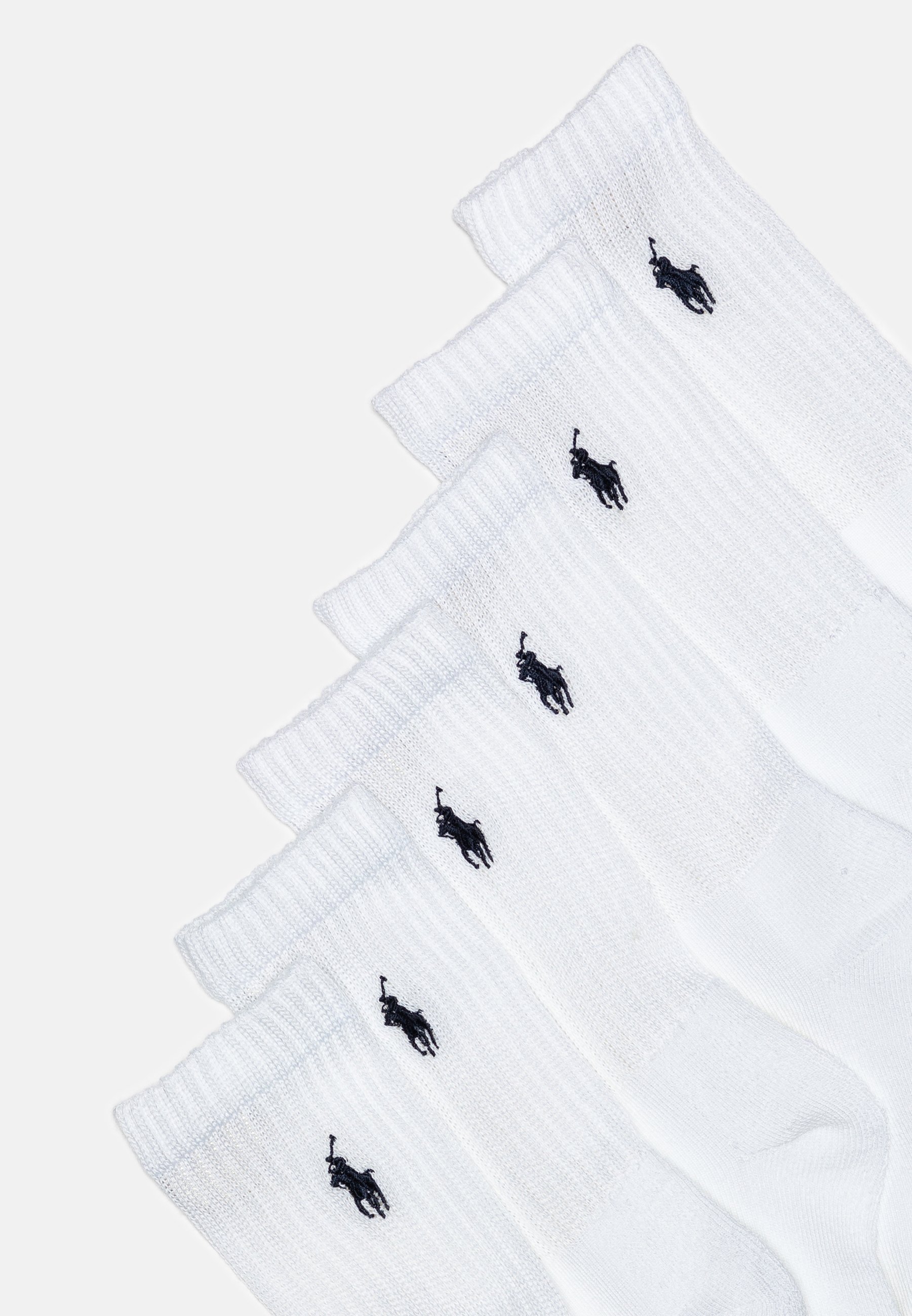 Polo Ralph Lauren ATHLETIC CREW UNISEX 6 PACK - Socks - white
