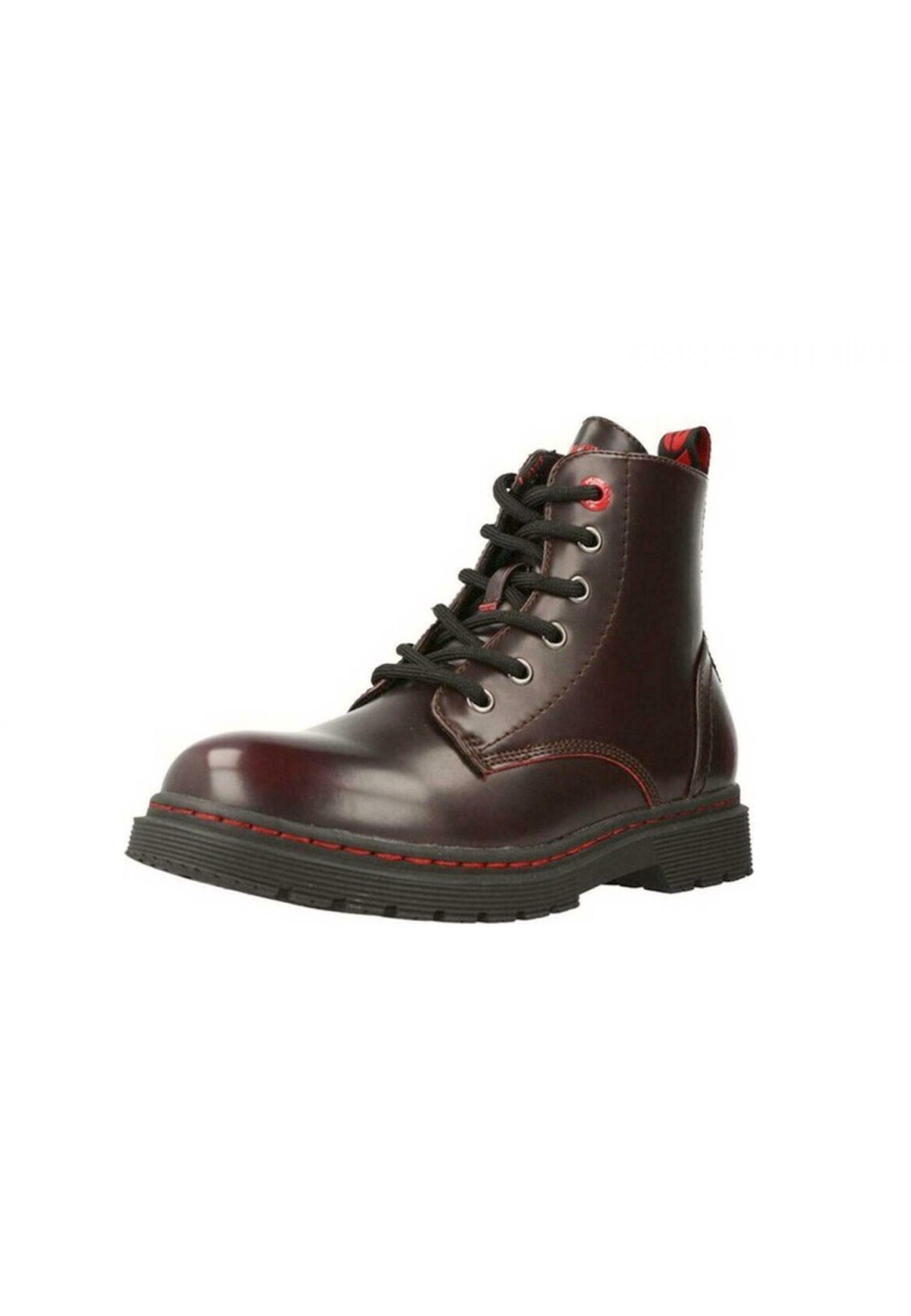 Levi's® MILITAR - Lace-up ankle boots - burdeos/bordeaux