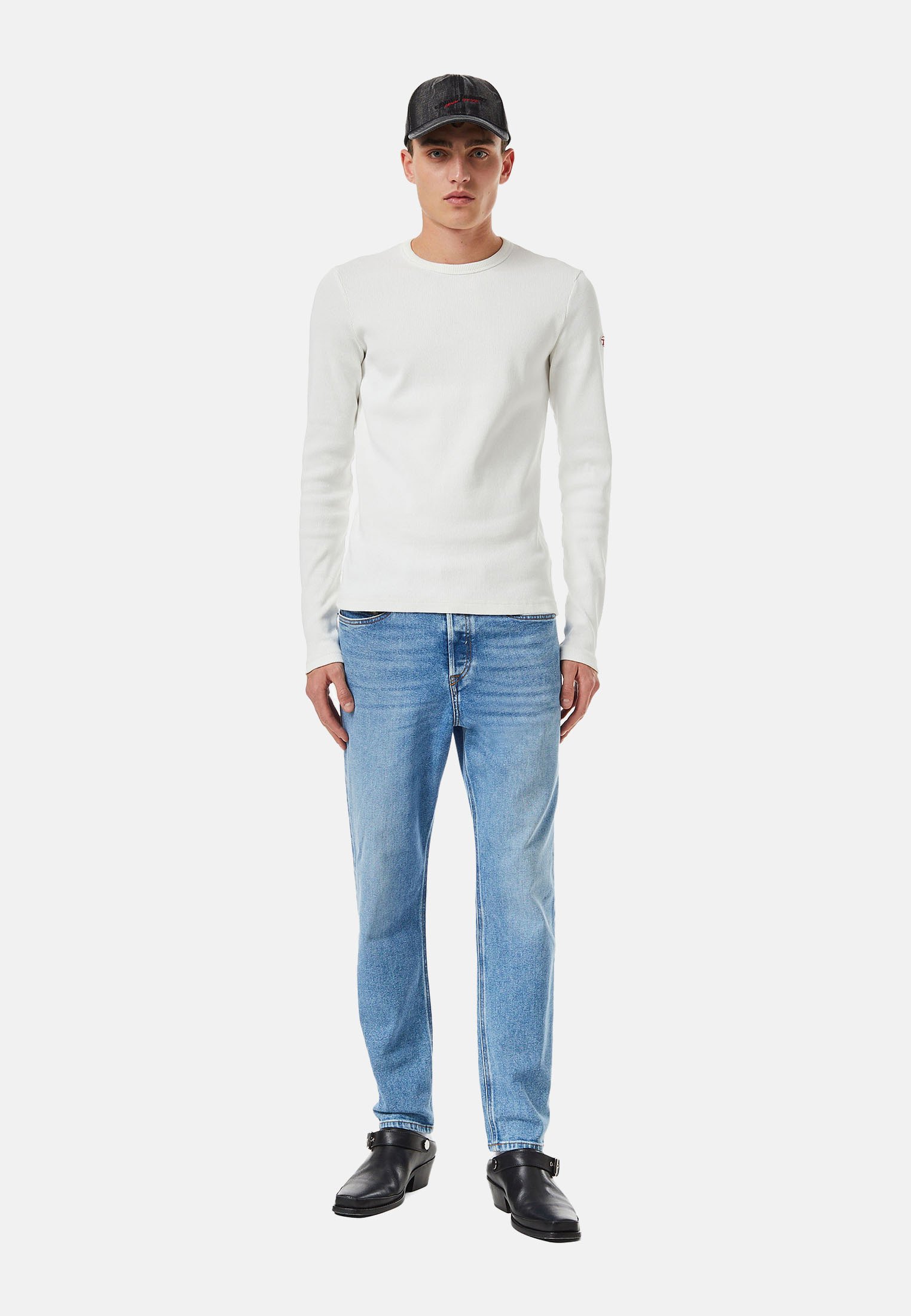 Diesel Jeans Tapered Fit - medium blue/blue denim