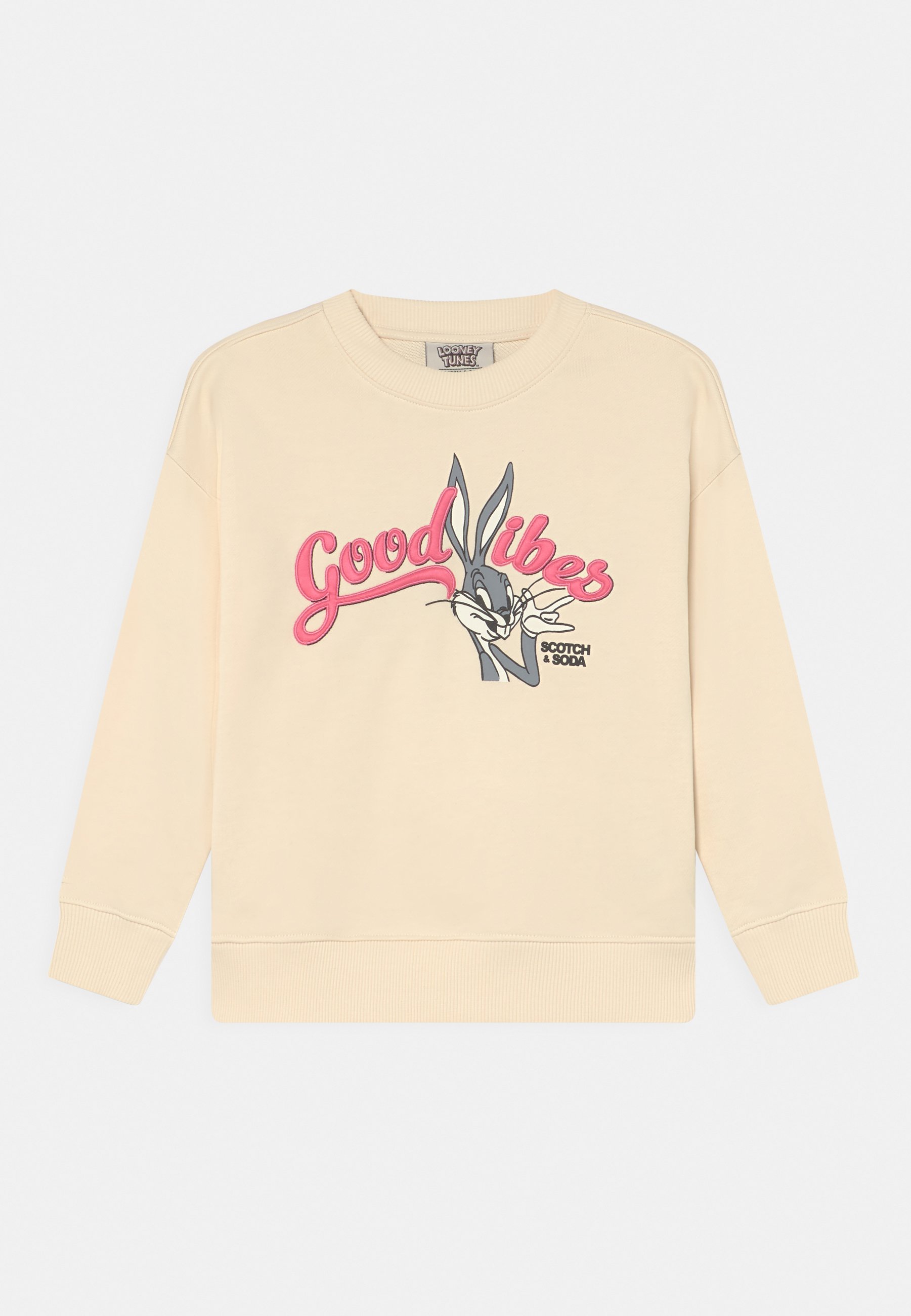 Scotch & Soda BUGS BUNNY LOOSE FIT ARTWORK  - Sweatshirt - ecru/off-white