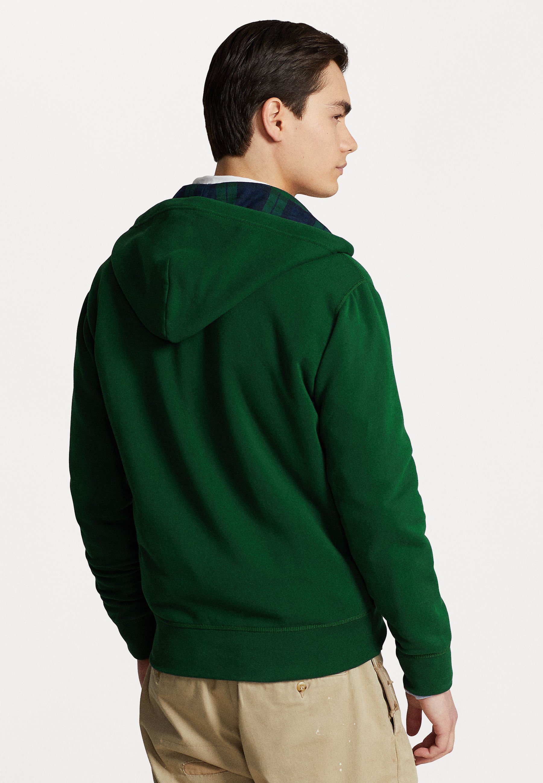 Polo Ralph Lauren LONG SLEEVE - Zip-up sweatshirt - hunt club green/green