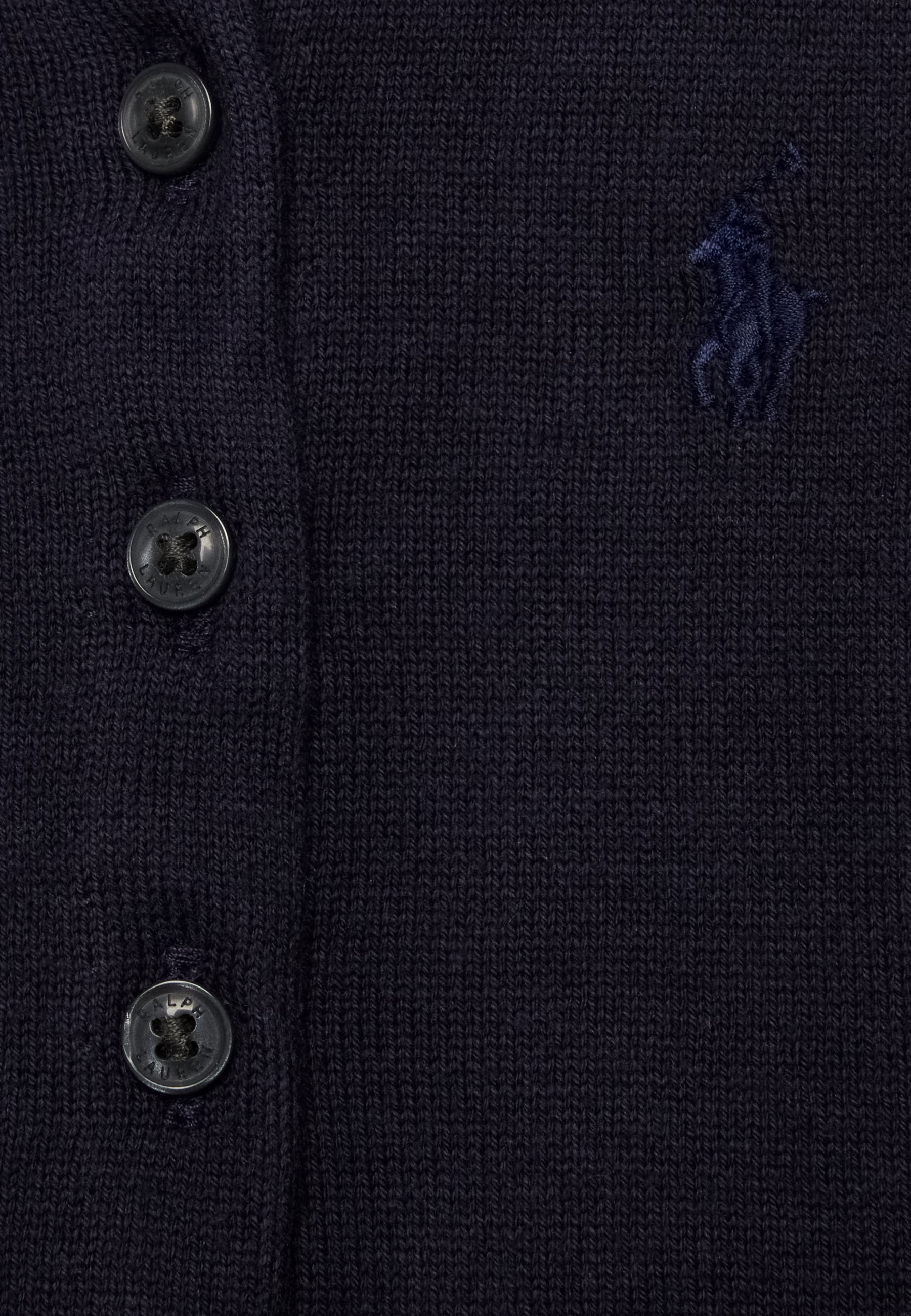 Polo Ralph Lauren PEPLUM CARD - Cardigan - navy/dark blue