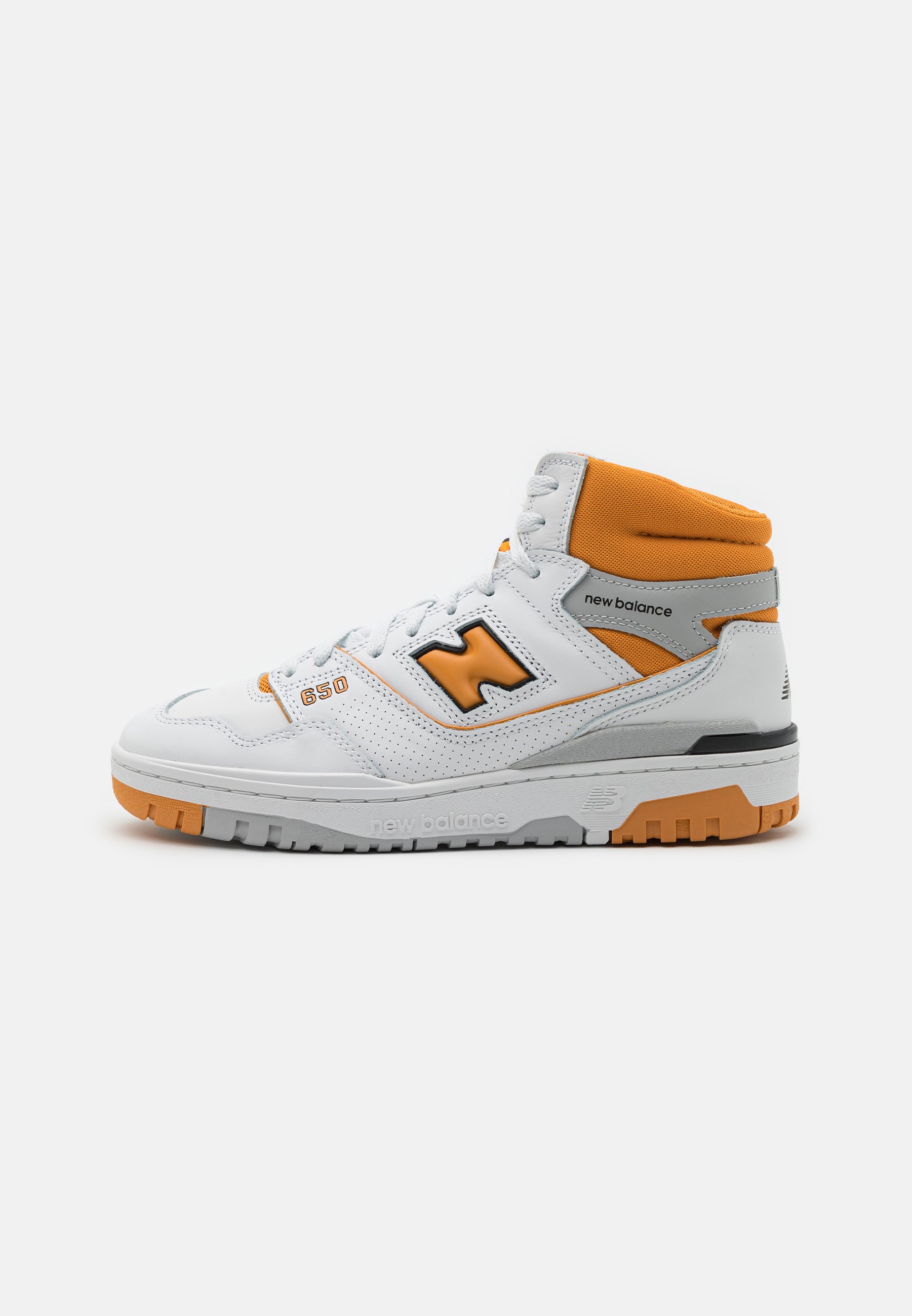 NB 650 UNISEX - High-top trainers - weiß/orange/white