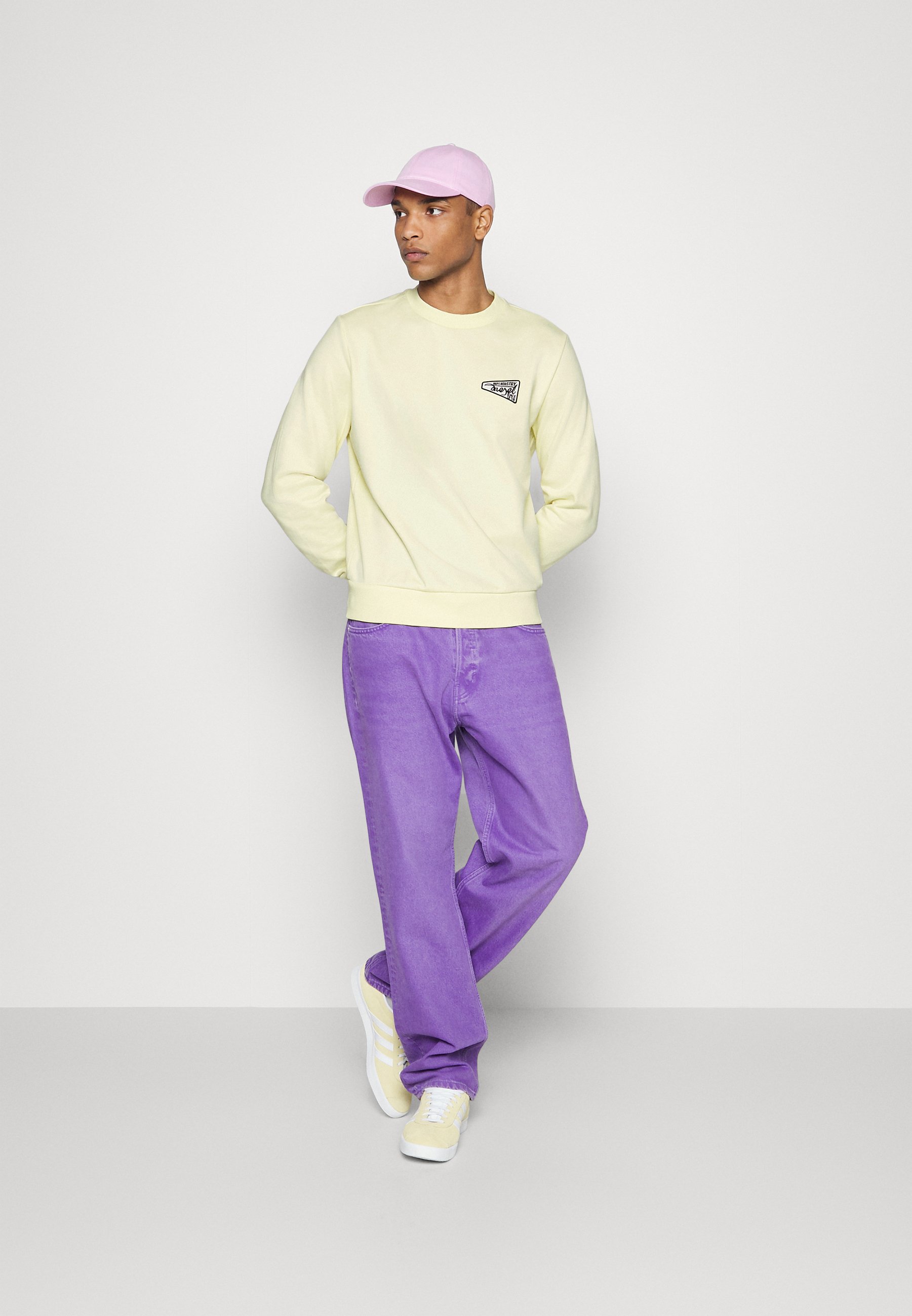 Diesel S GINN K31 UNISEX - Sweatshirt - yellow