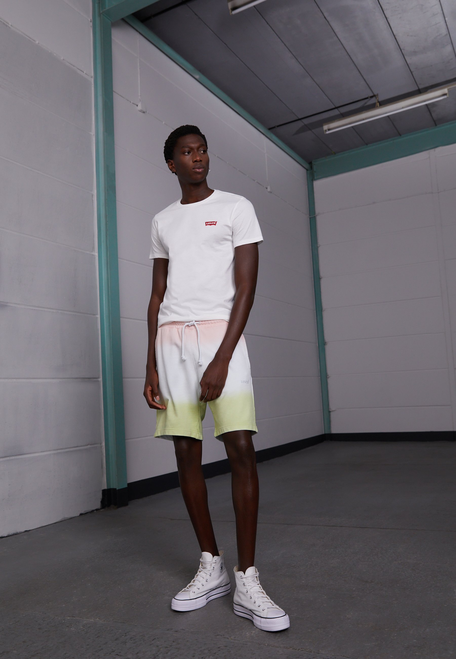 Levi's® CREWNECK GRAPHIC 2 PACK - Basic T-shirt - white/caviar/white