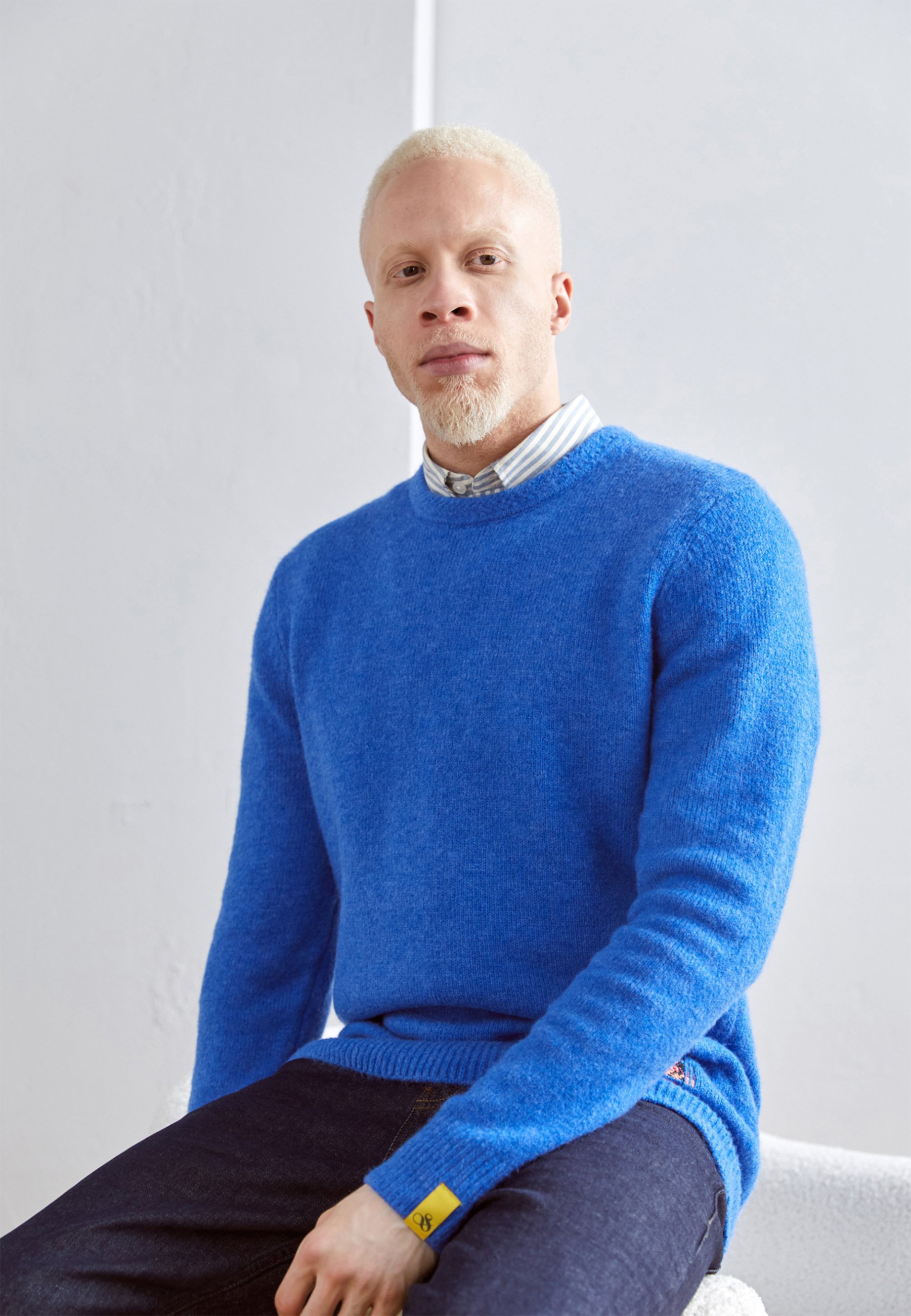 Scotch & Soda REGULAR FIT SOFTY - Jumper - rhythm blue/blue