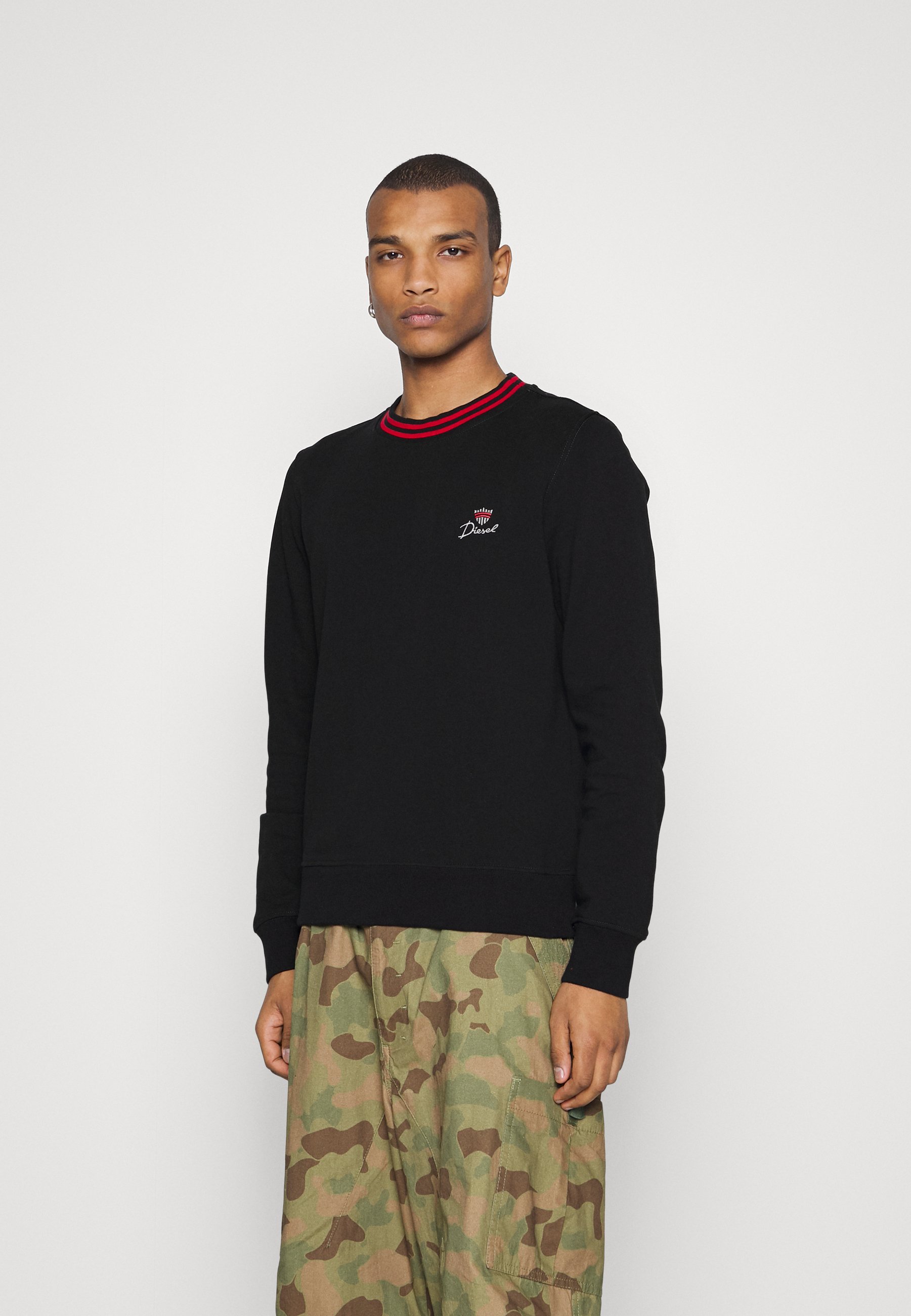 Diesel S-GINN-G3 UNISEX - Zip-up sweatshirt - black
