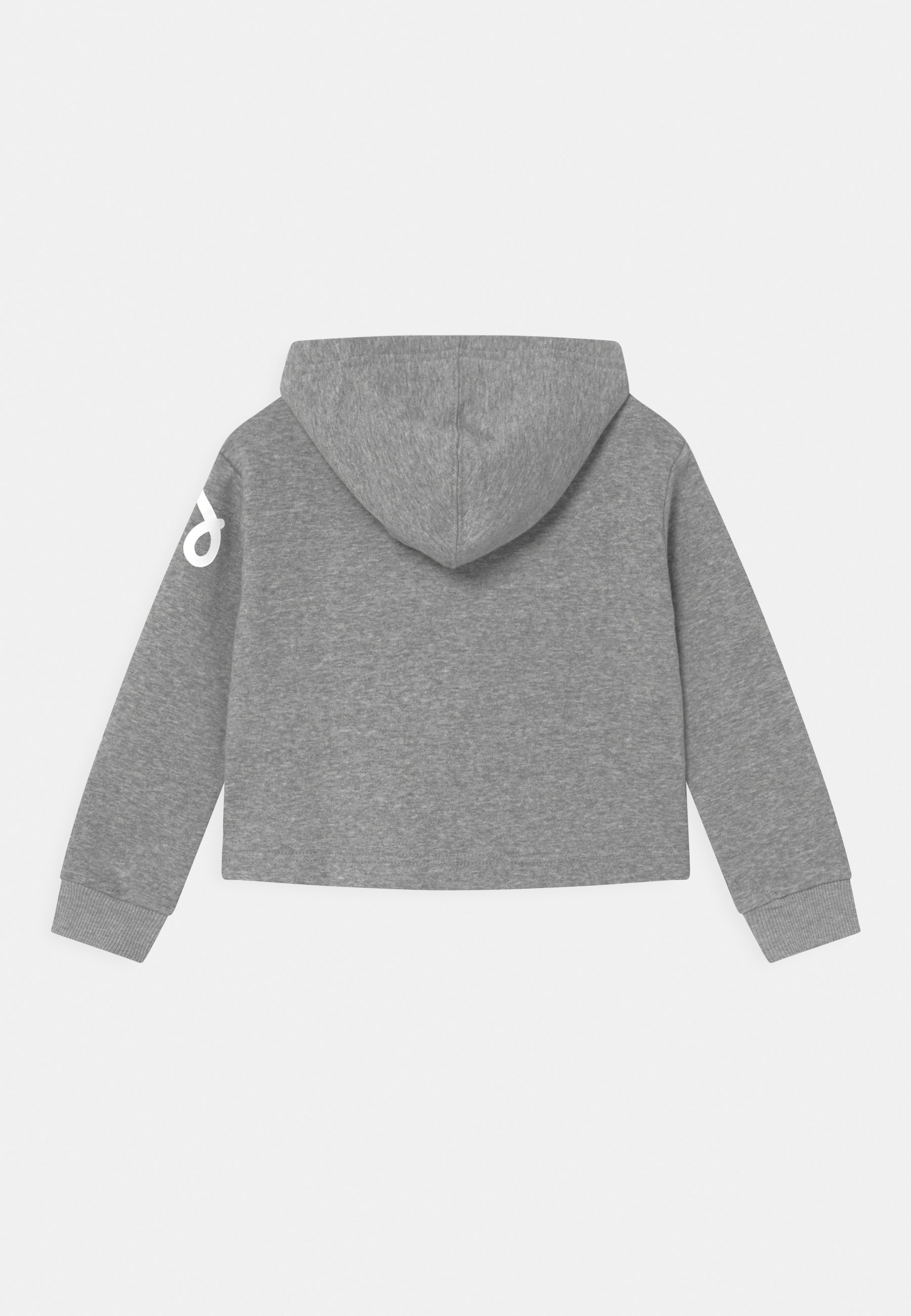 Converse CHUCK PATCH CROPPED HOODIE - Hoodie - grey heather/mottled grey