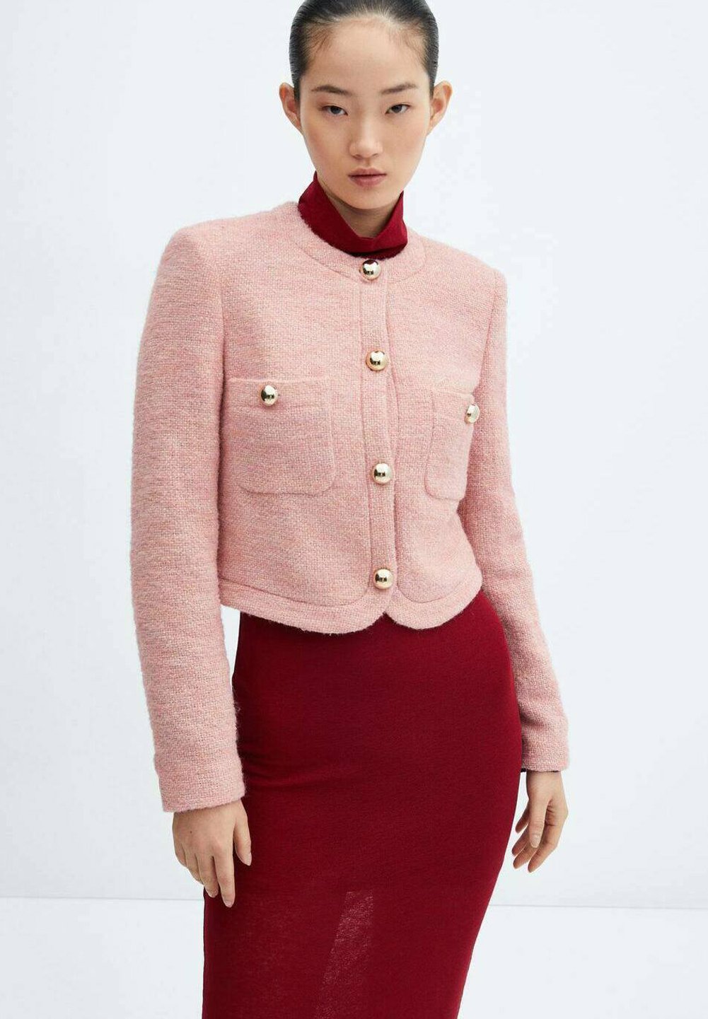 Mango DIANA - Cardigan - lyserød/pink