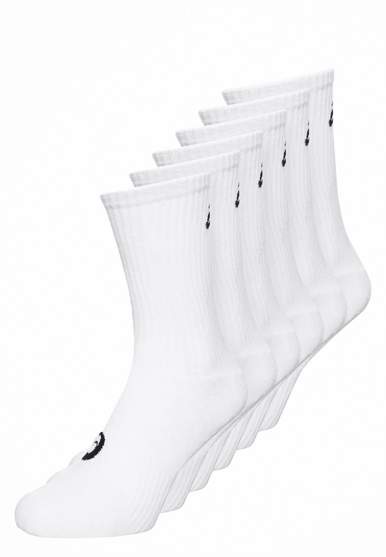 ASICS 6 PACK - Sports socks - real white/white