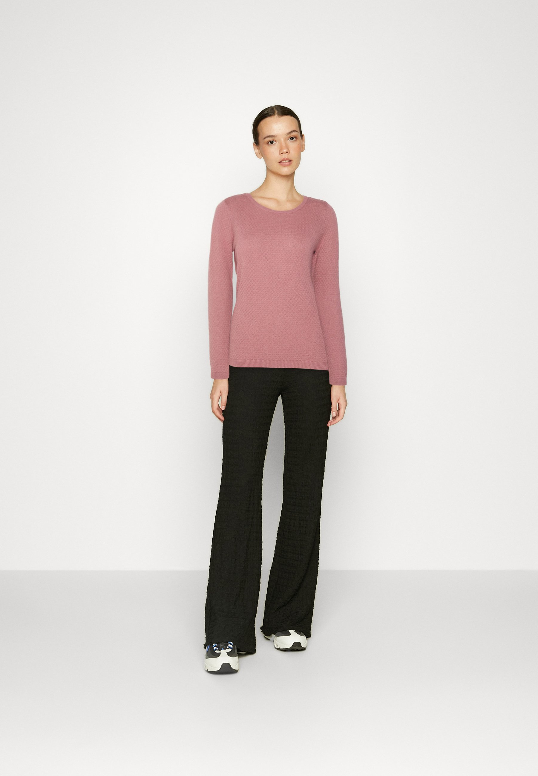 Vero Moda VMCARE STRUCTURE LS O-NECK GA NOOS - Jumper - nostalgia rose/light pink