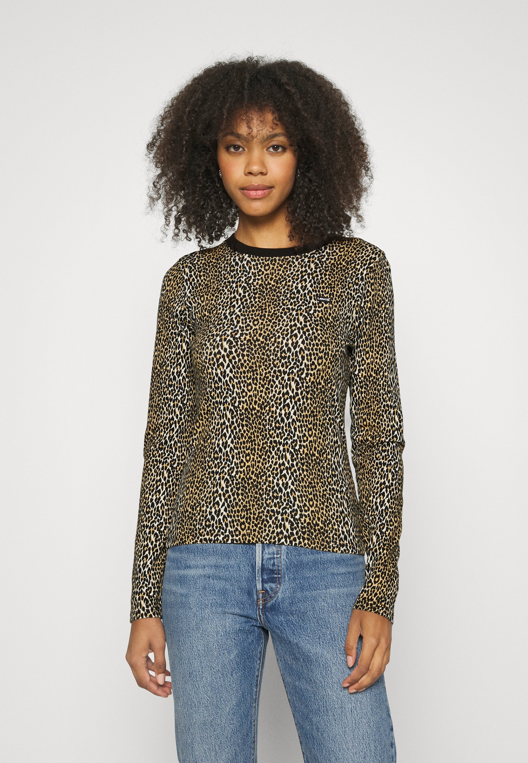 Levi's® BABY TEE - Long sleeved top -  whitecap gray/brown