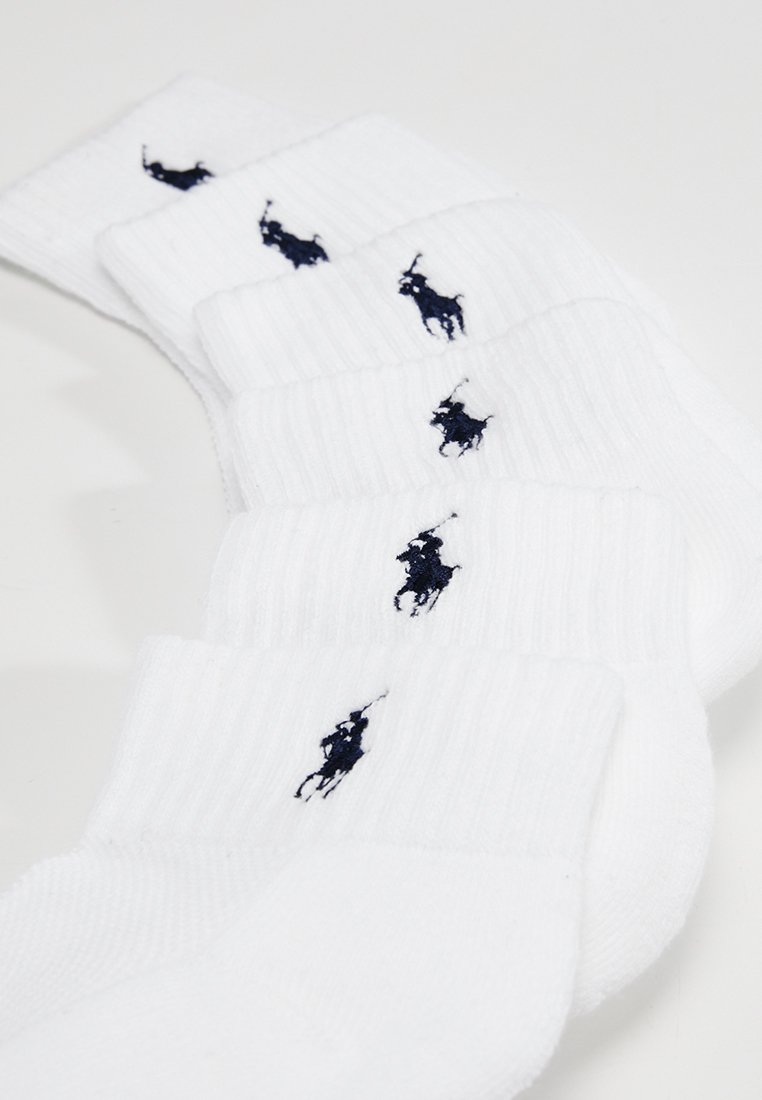 Polo Ralph Lauren POLY BLEND SOLE 6 ACK - Socks - white