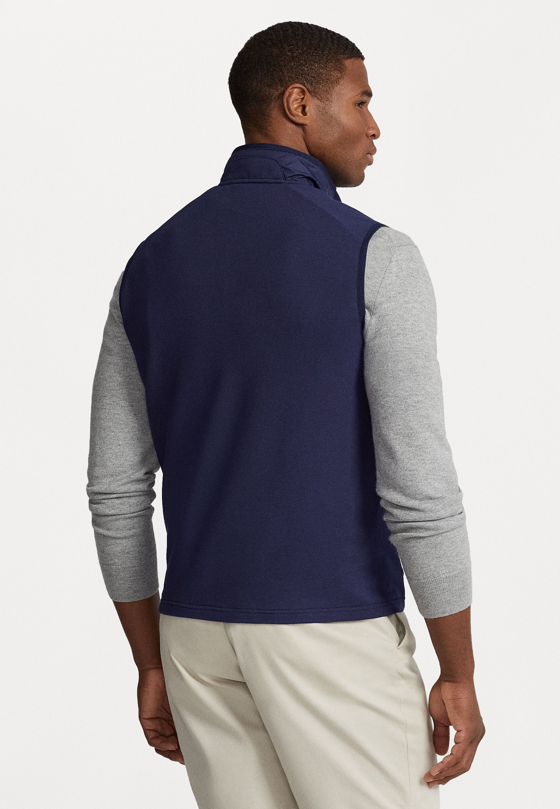 Polo Ralph Lauren SLEEVELESS FULL ZIP - Waistcoat - refined navy/dark blue