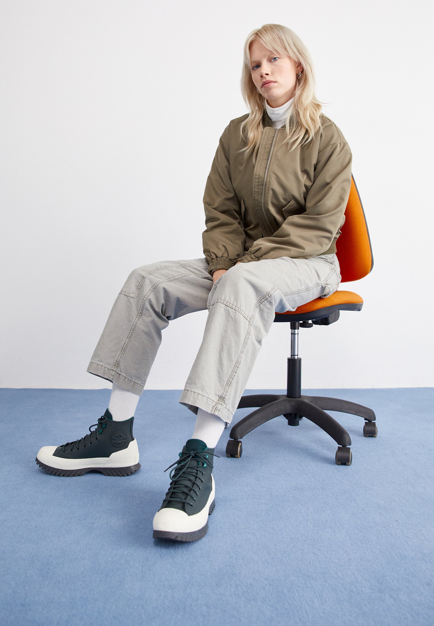 Converse CHUCK TAYLOR ALL STAR LUGGED 2.0 PLATFORM COUNTER CLIMATE UNISEX - High-top trainers - secret pines/dragon scale/dark green