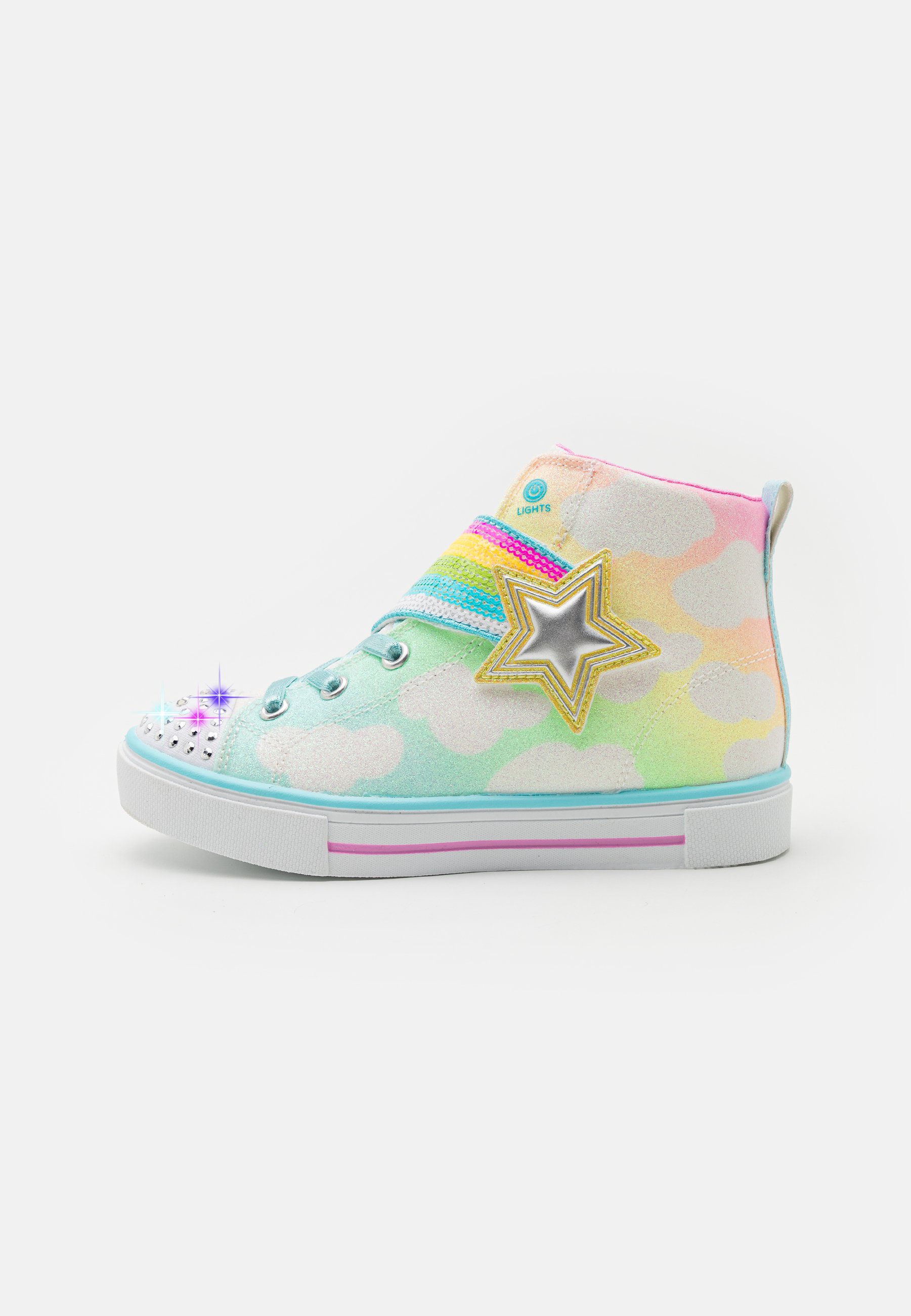 Skechers GLITTER CLOUDS GORE & STRAP  - High-top trainers - multi-coloured