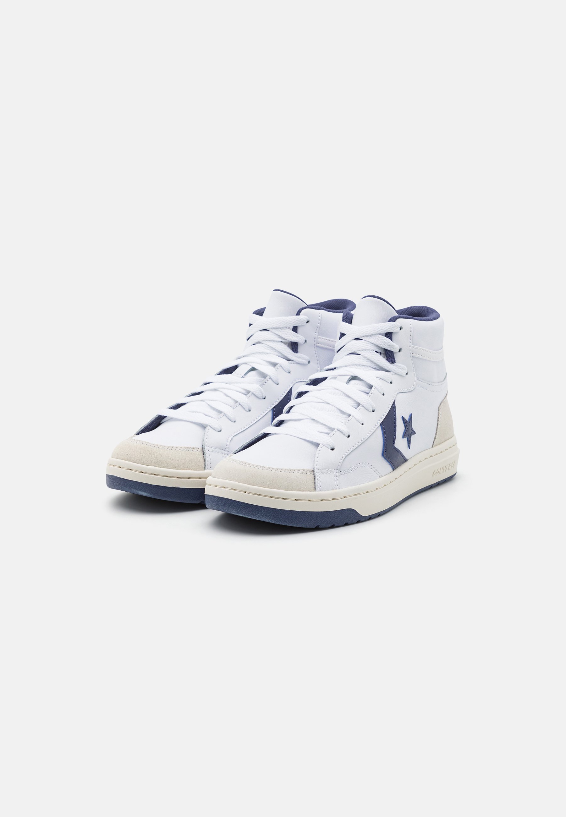 Converse PRO BLAZE V2 UNISEX - High-top trainers - white/uncharted waters/vaporous gray/white