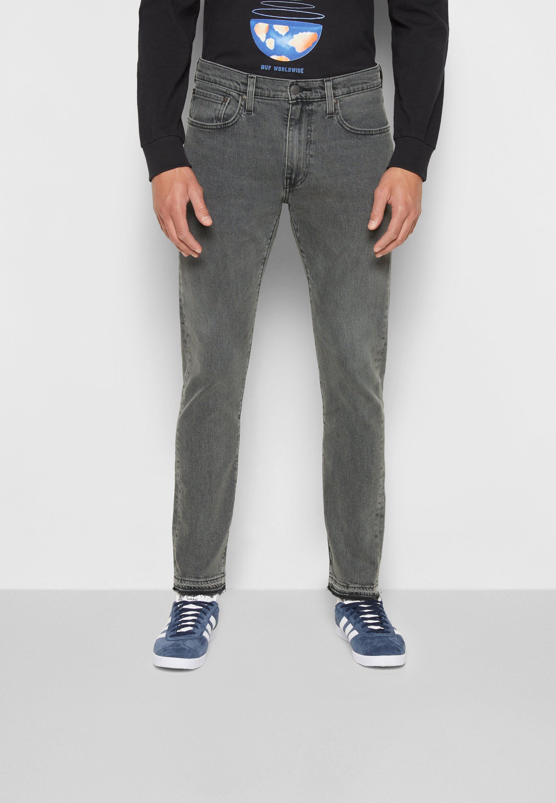 Levi's® 512™ SLIM TAPER - Jeans Tapered Fit - medium gray stonewash/grey denim