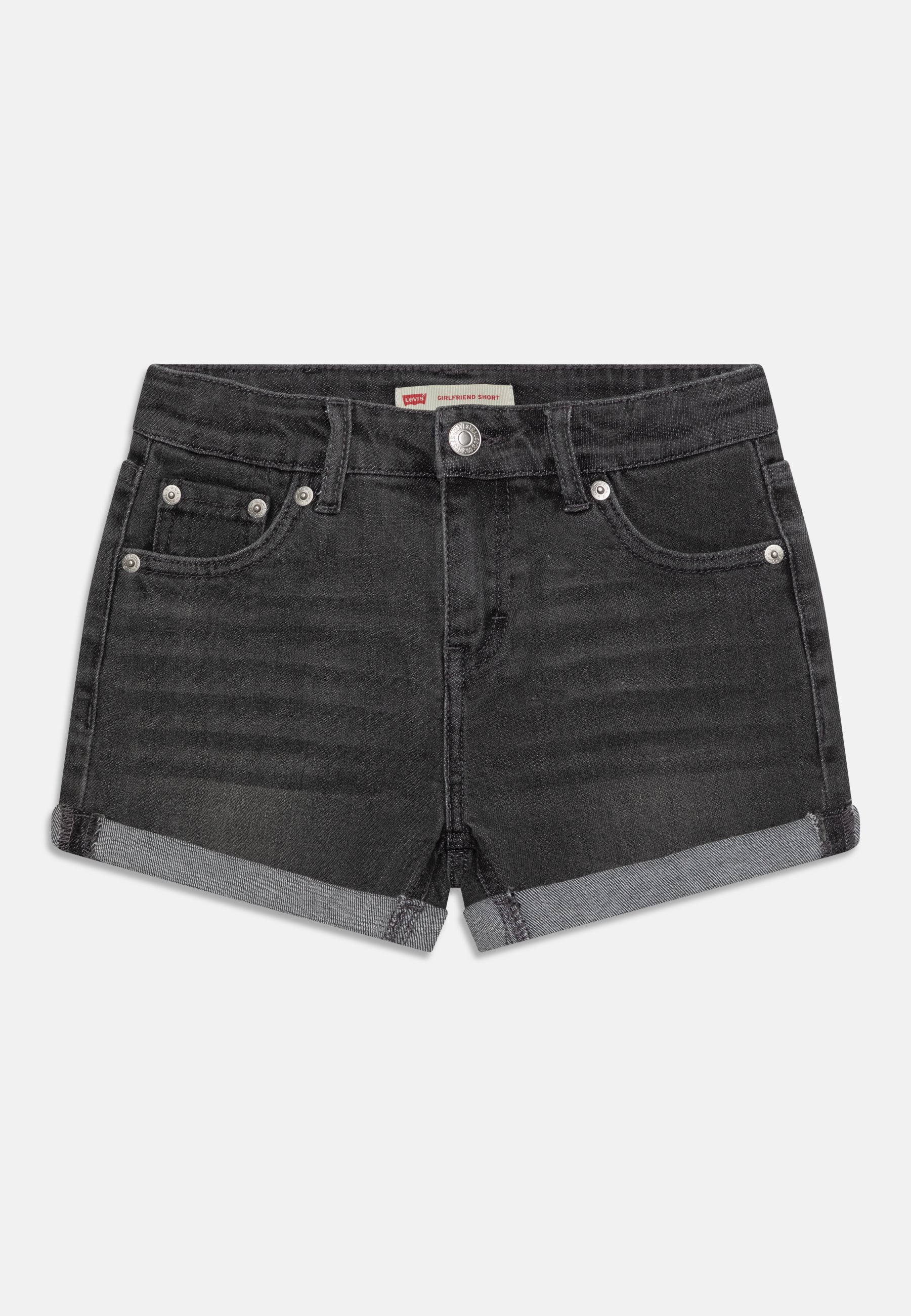 Levi's® GIRLFRIEND - Denim shorts - baton rouge/blue denim
