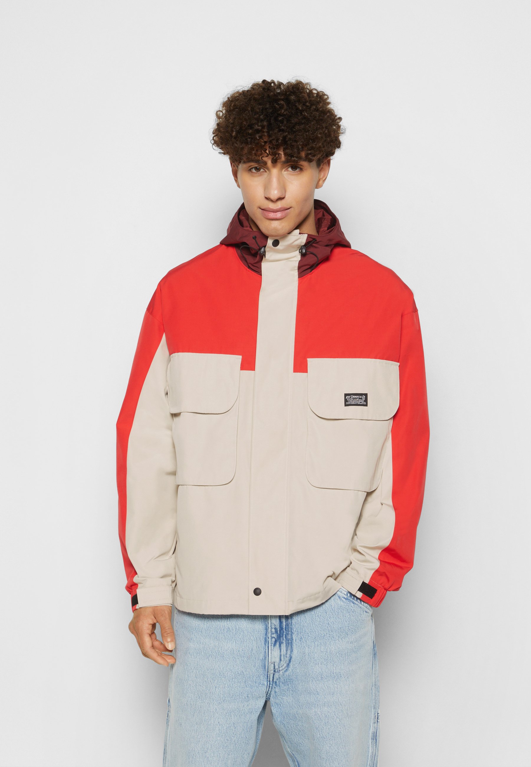 Levi's® BARTLETT UTILITY JACKET - Summer jacket - tomato/sand