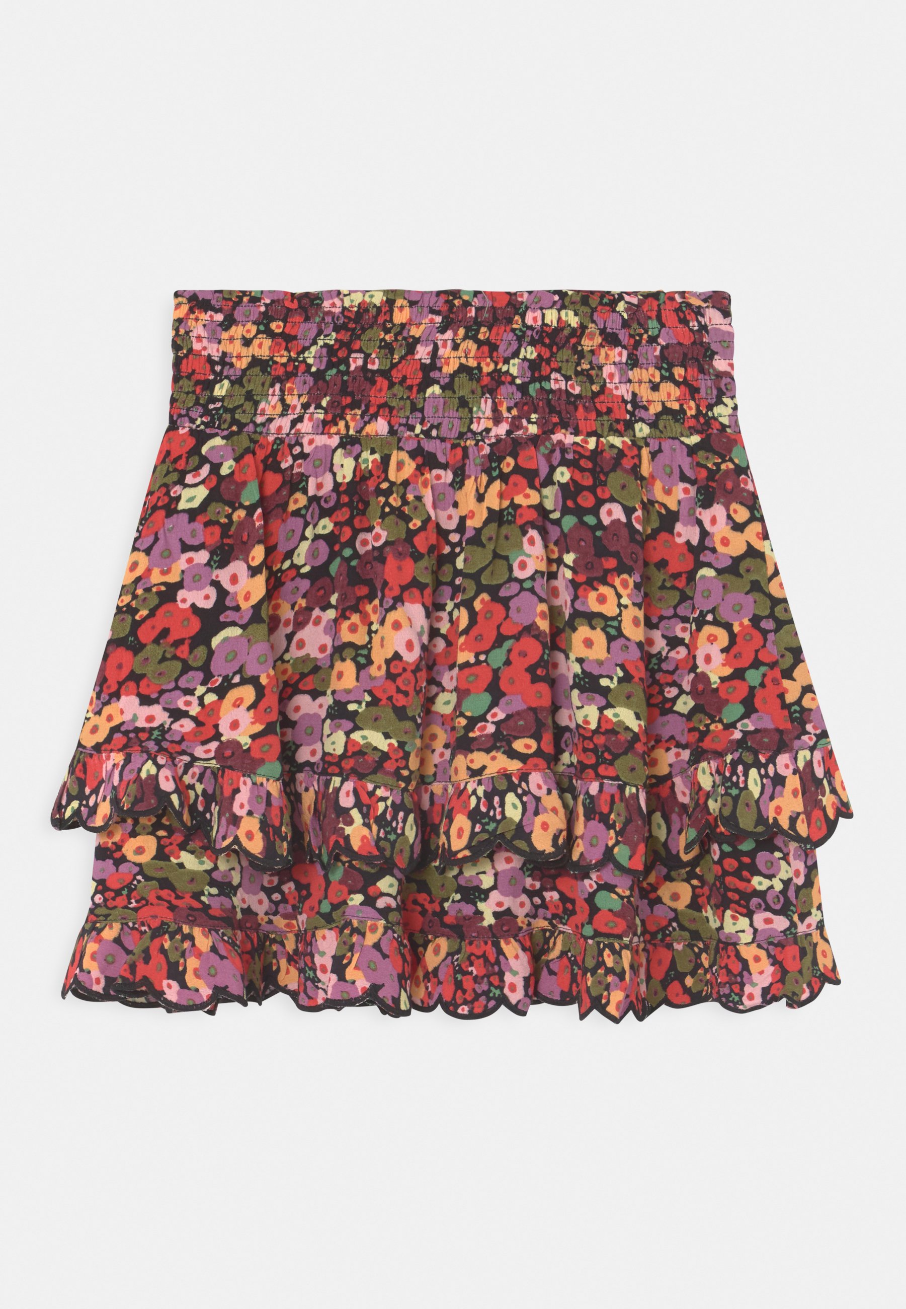 Scotch & Soda ALL-OVER PRINTED LAYERED SKIRT - Mini skirt - pink