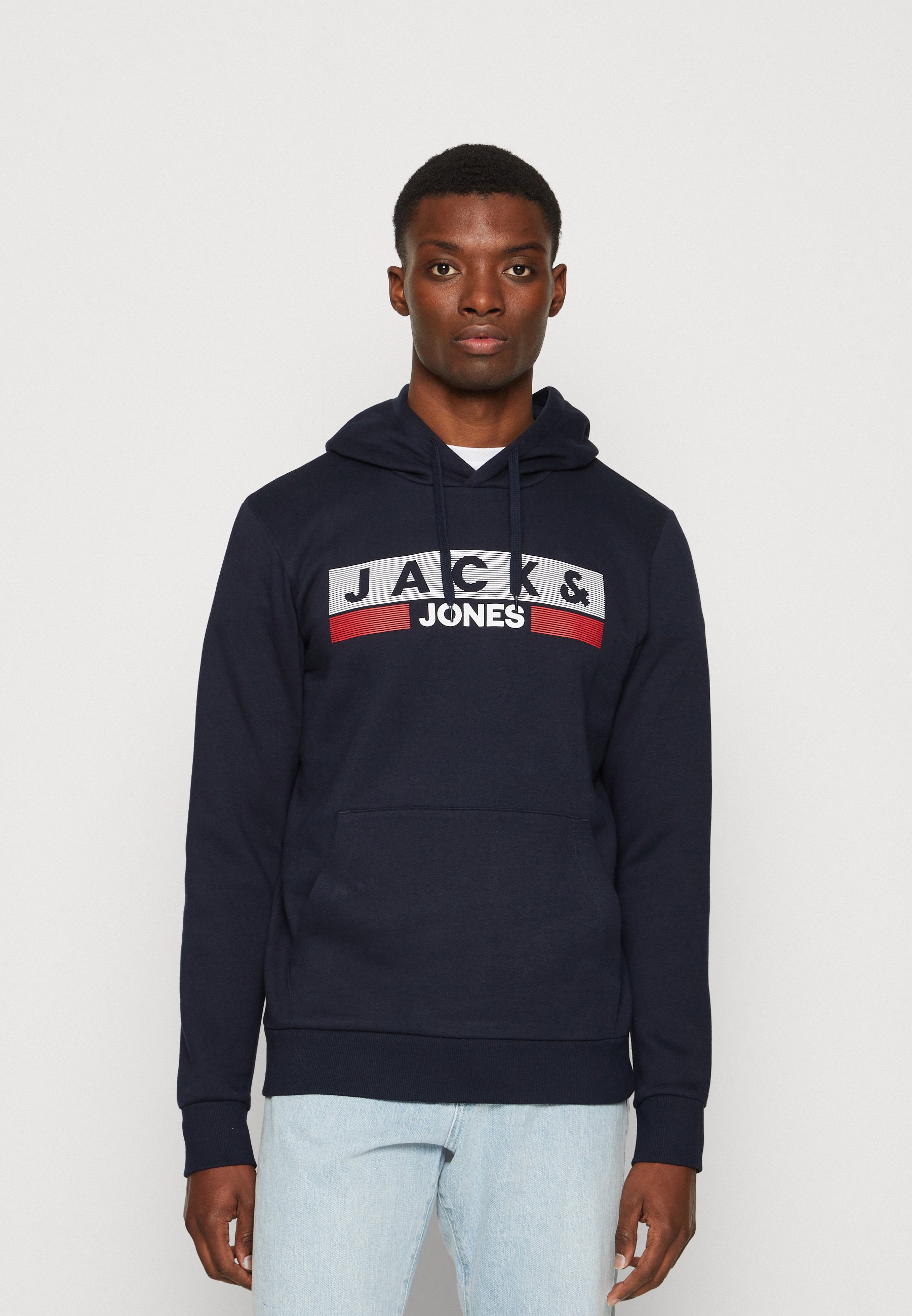 Jack &Jones JJECORP LOGO HOOD 2 PACK - Hoodie - black/navy/black
