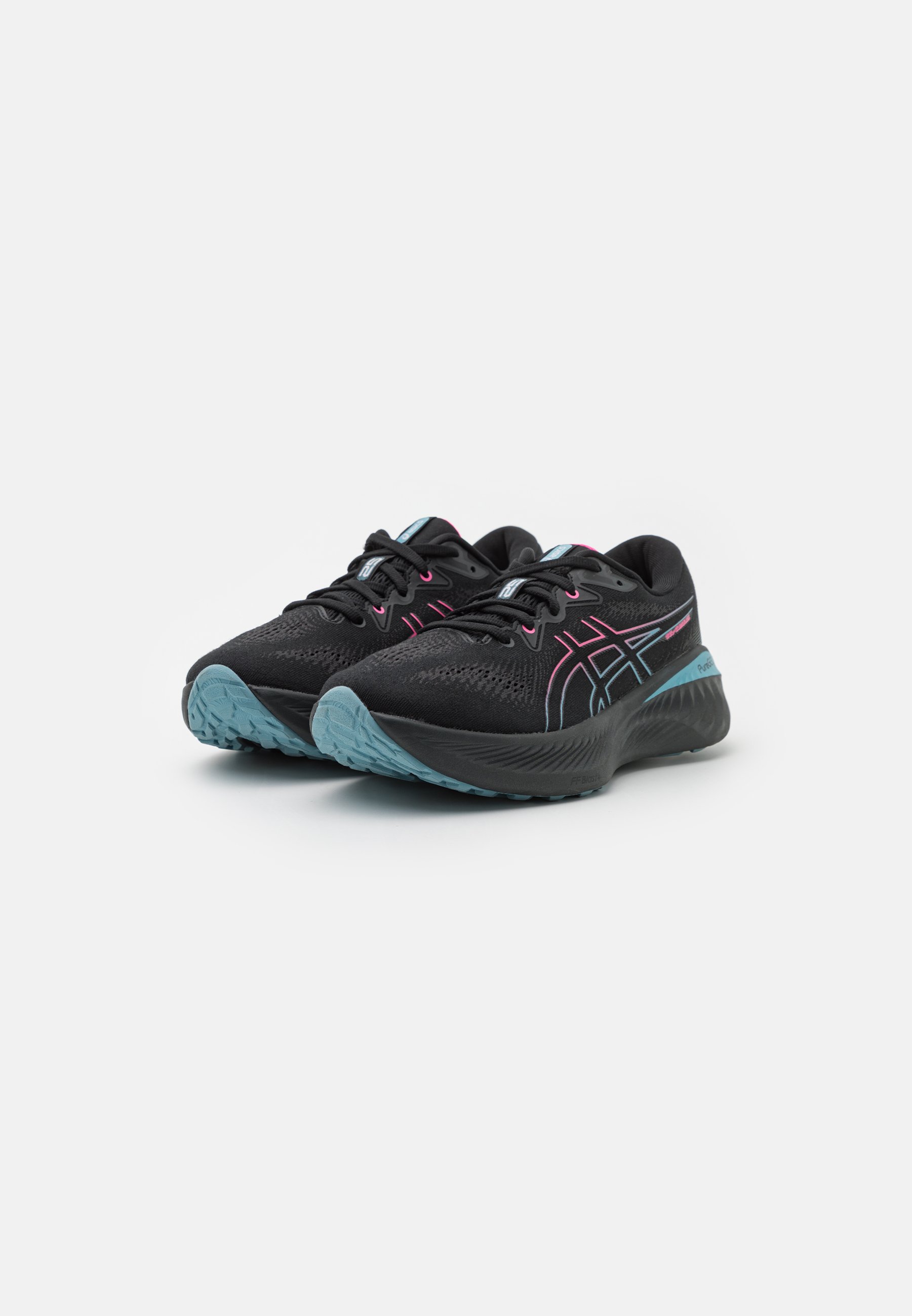 ASICS GEL-CUMULUS 25 GTX - Neutral running shoes - black/hot pink/black
