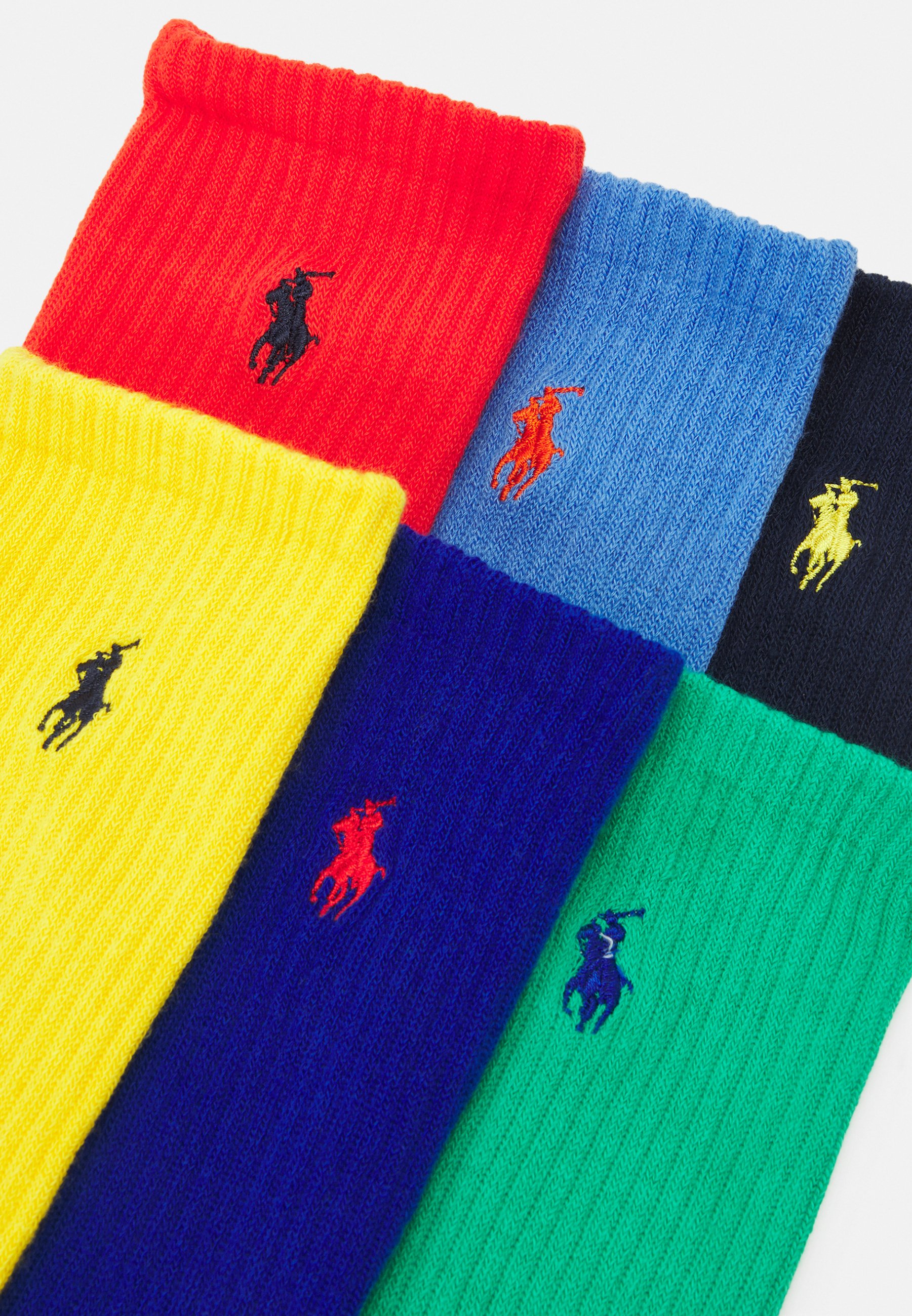 Polo Ralph Lauren SOLIDS CREW SOCK 6 PACK - Socks - blu/multi-coloured