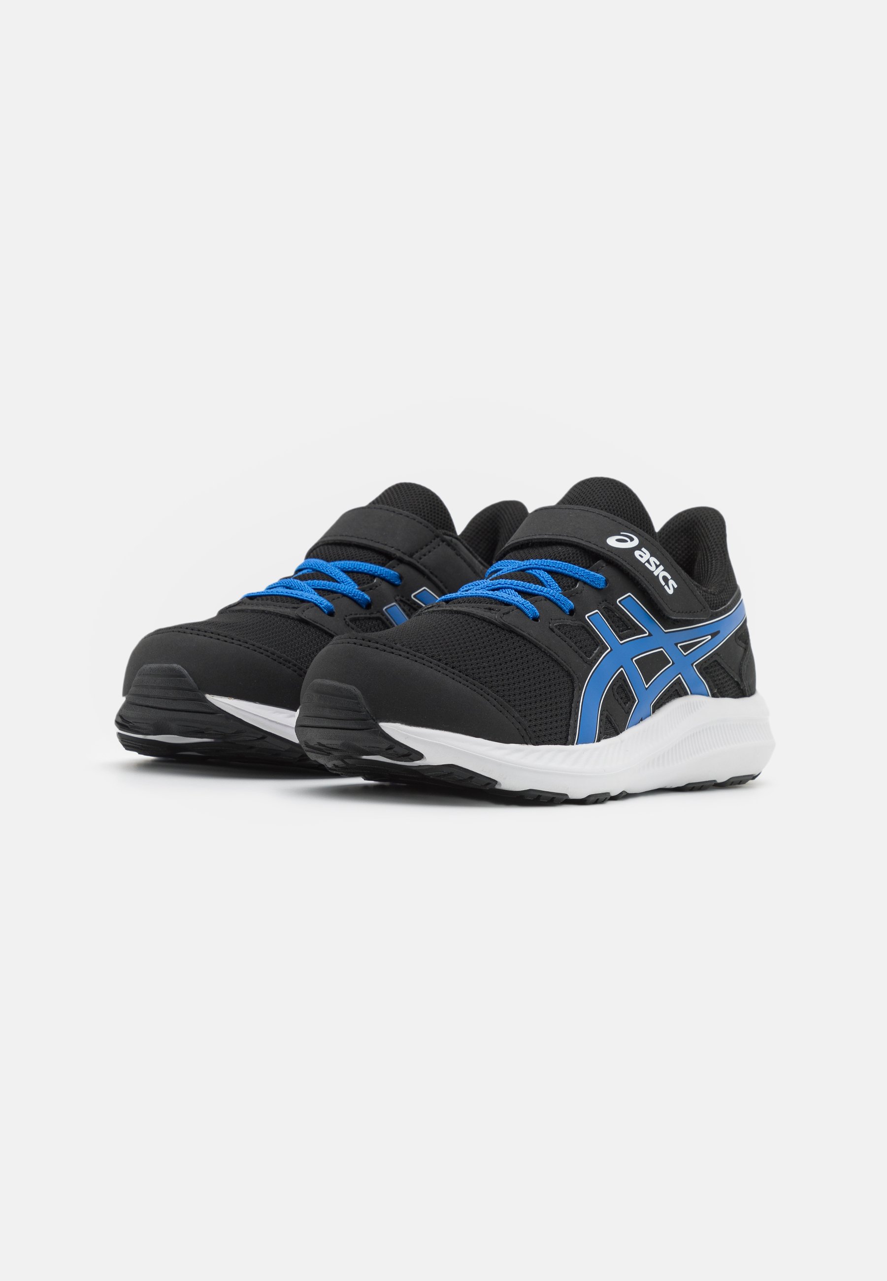 ASICS JOLT 4 UNISEX - Neutral running shoes - black/illusion blue/black