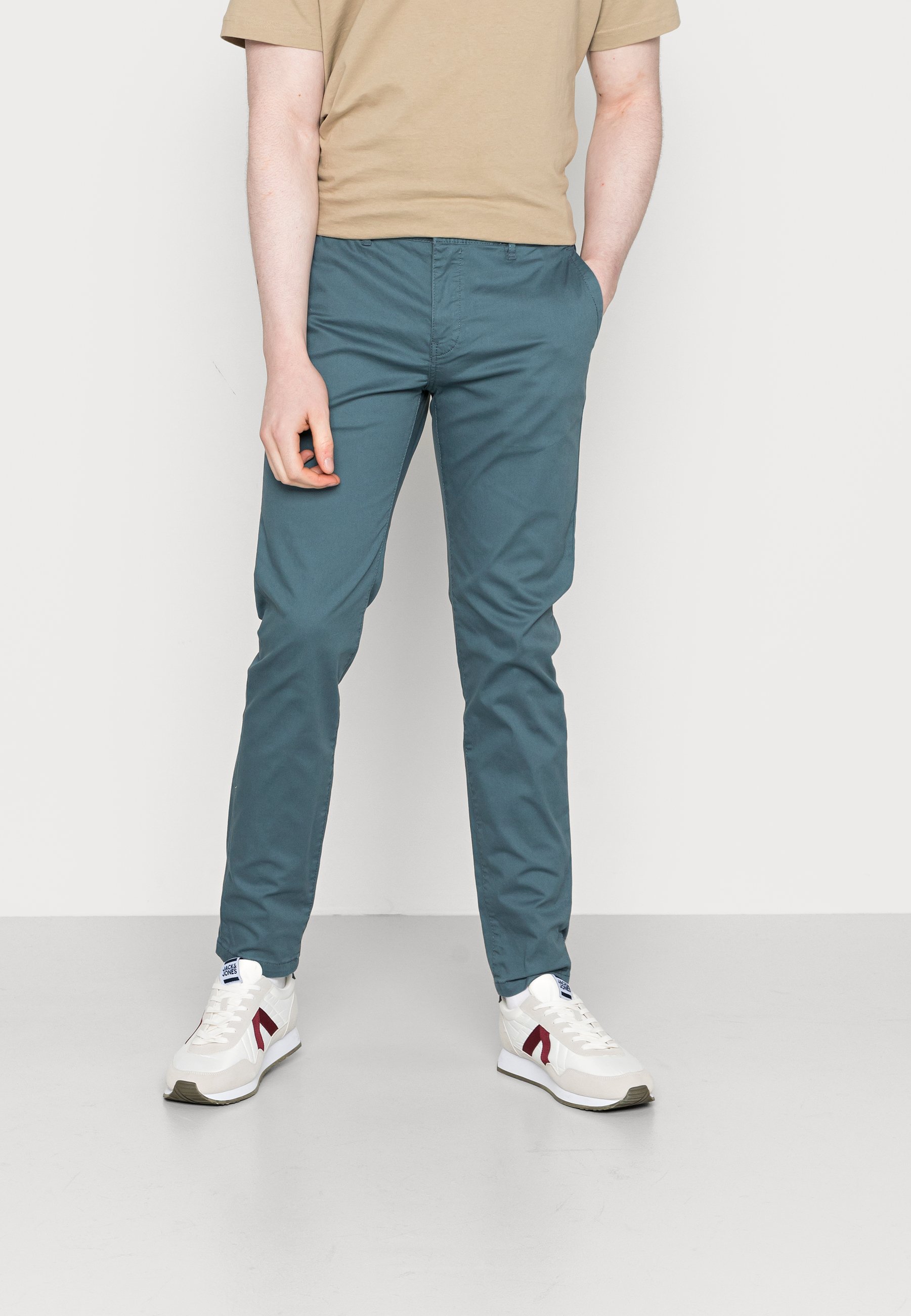 Scotch & Soda MOTT CONTAINS - Chinos - steel/blue-grey