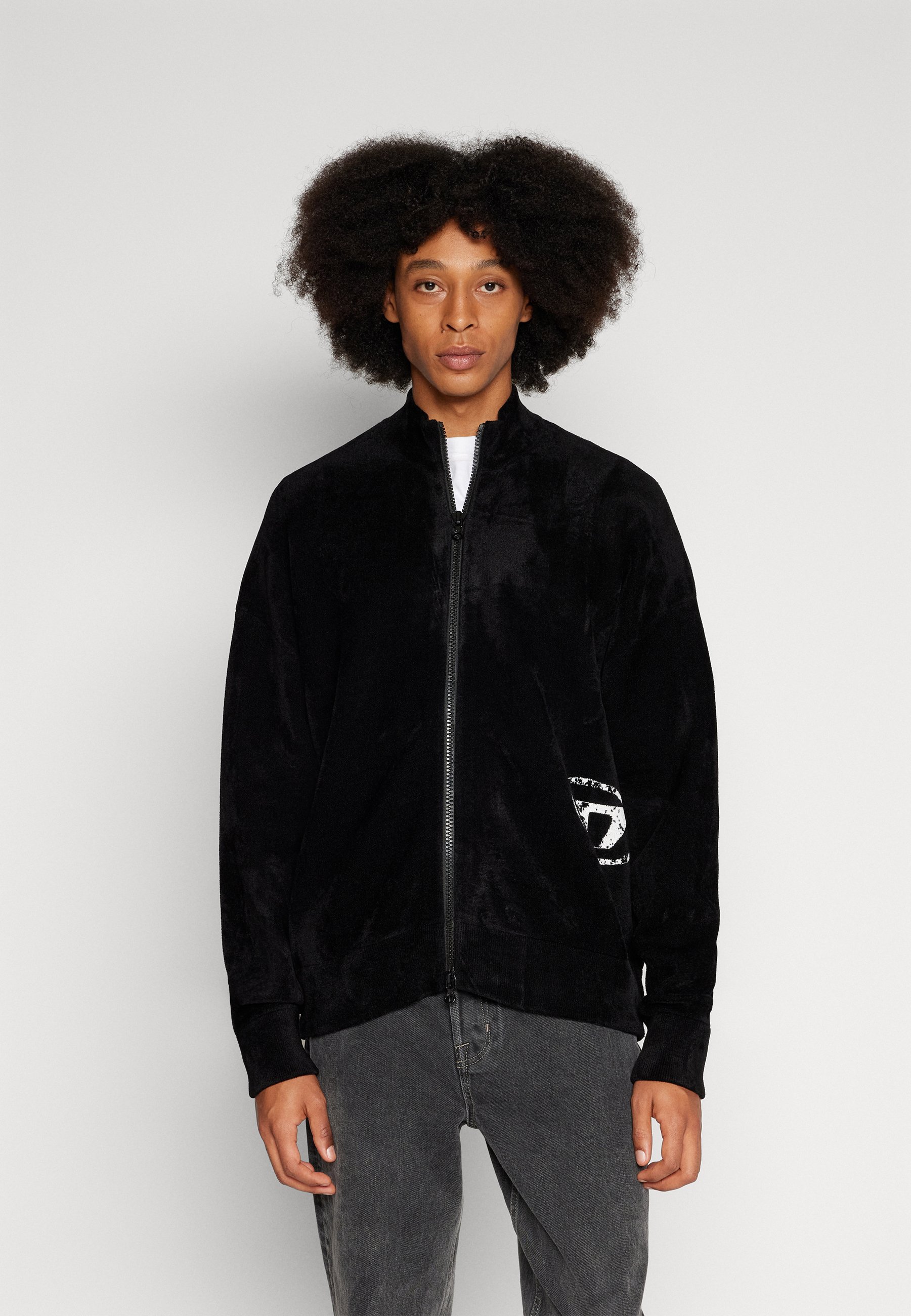 Diesel TRIAJACK - Zip-up sweatshirt - black