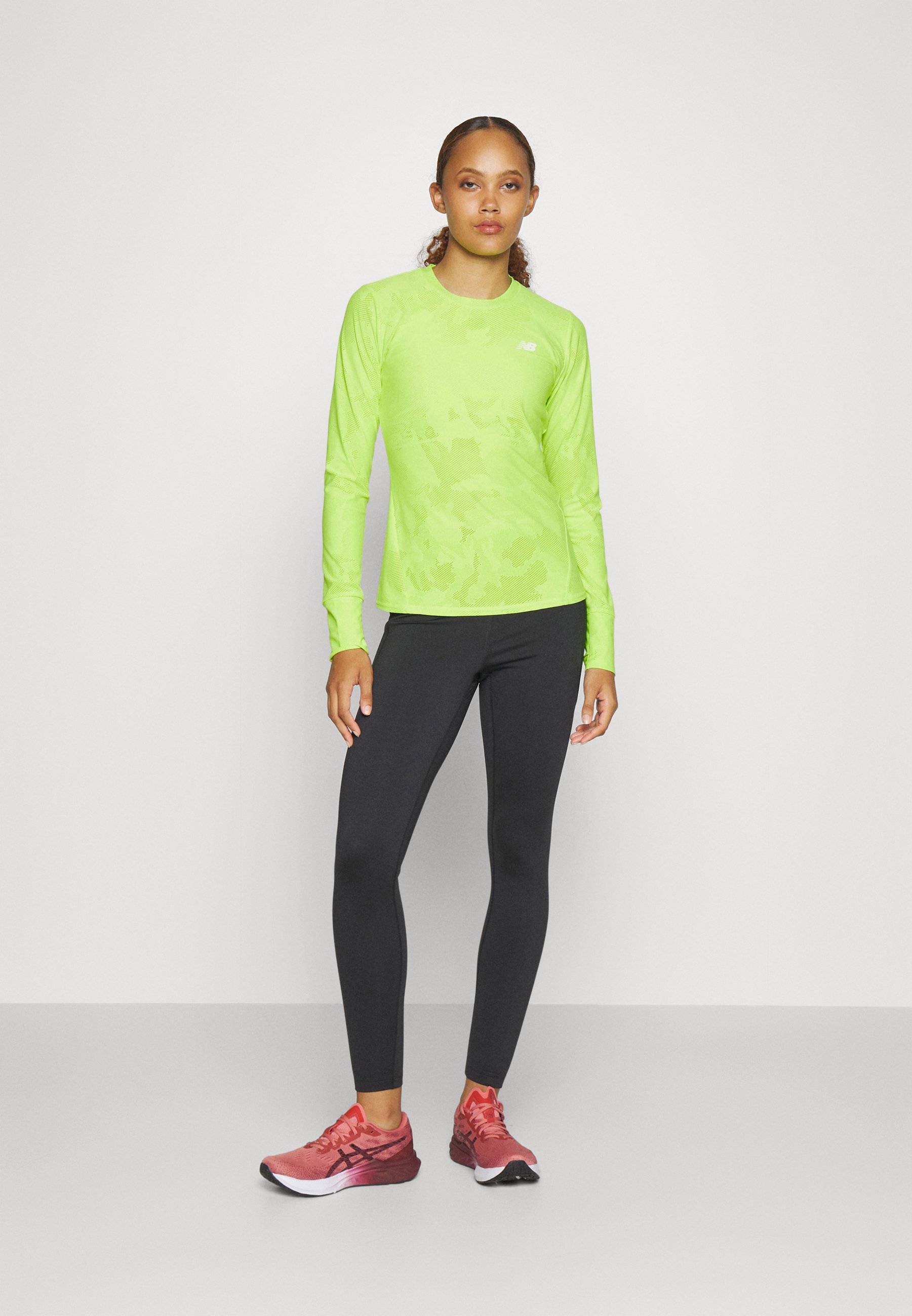 NB SPEED LONG SLEEVE - Long sleeved top - thirty watt/neon yellow