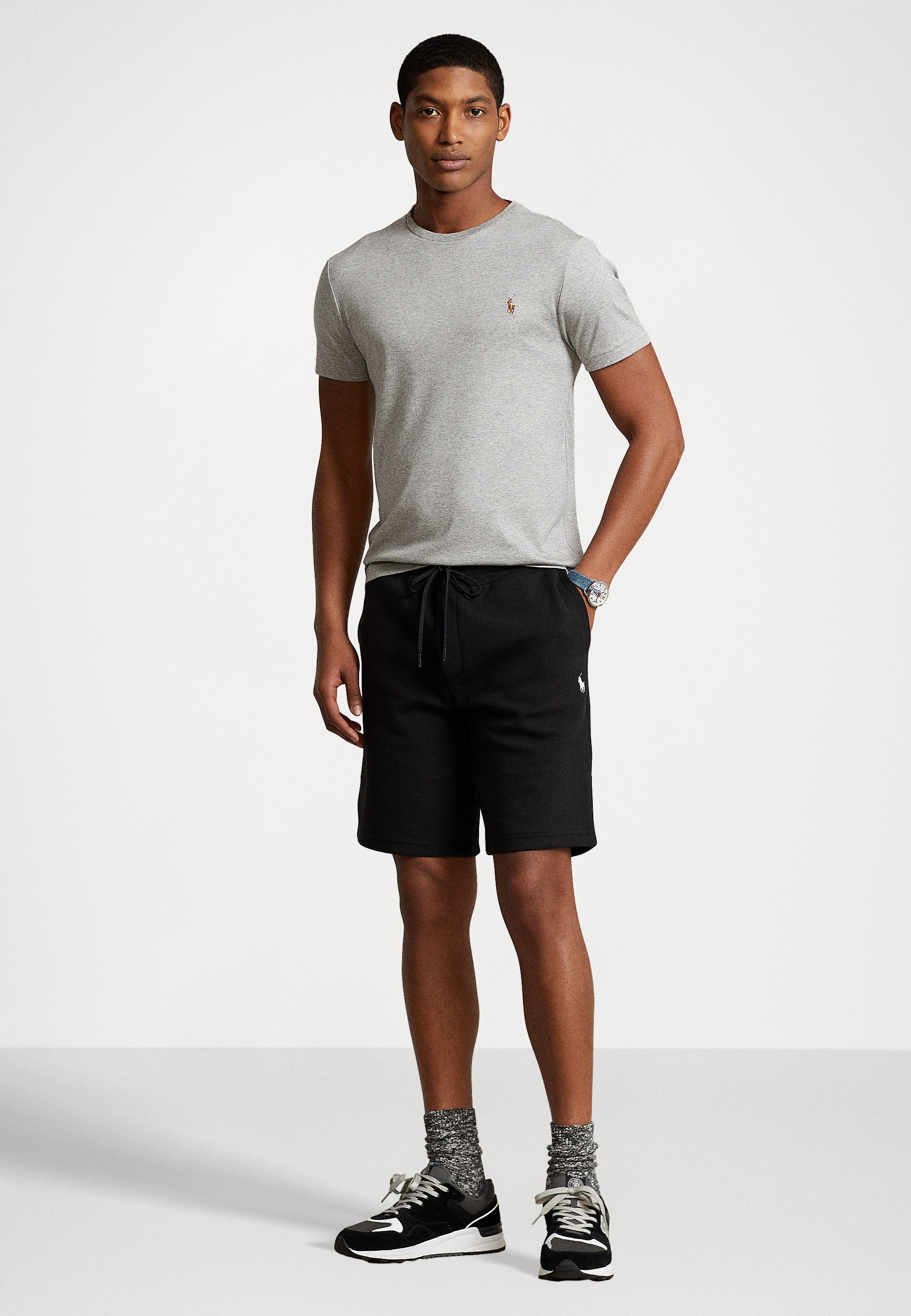 Polo Ralph Lauren SHORT SLEEVE - Basic T-shirt - andover heather/grey