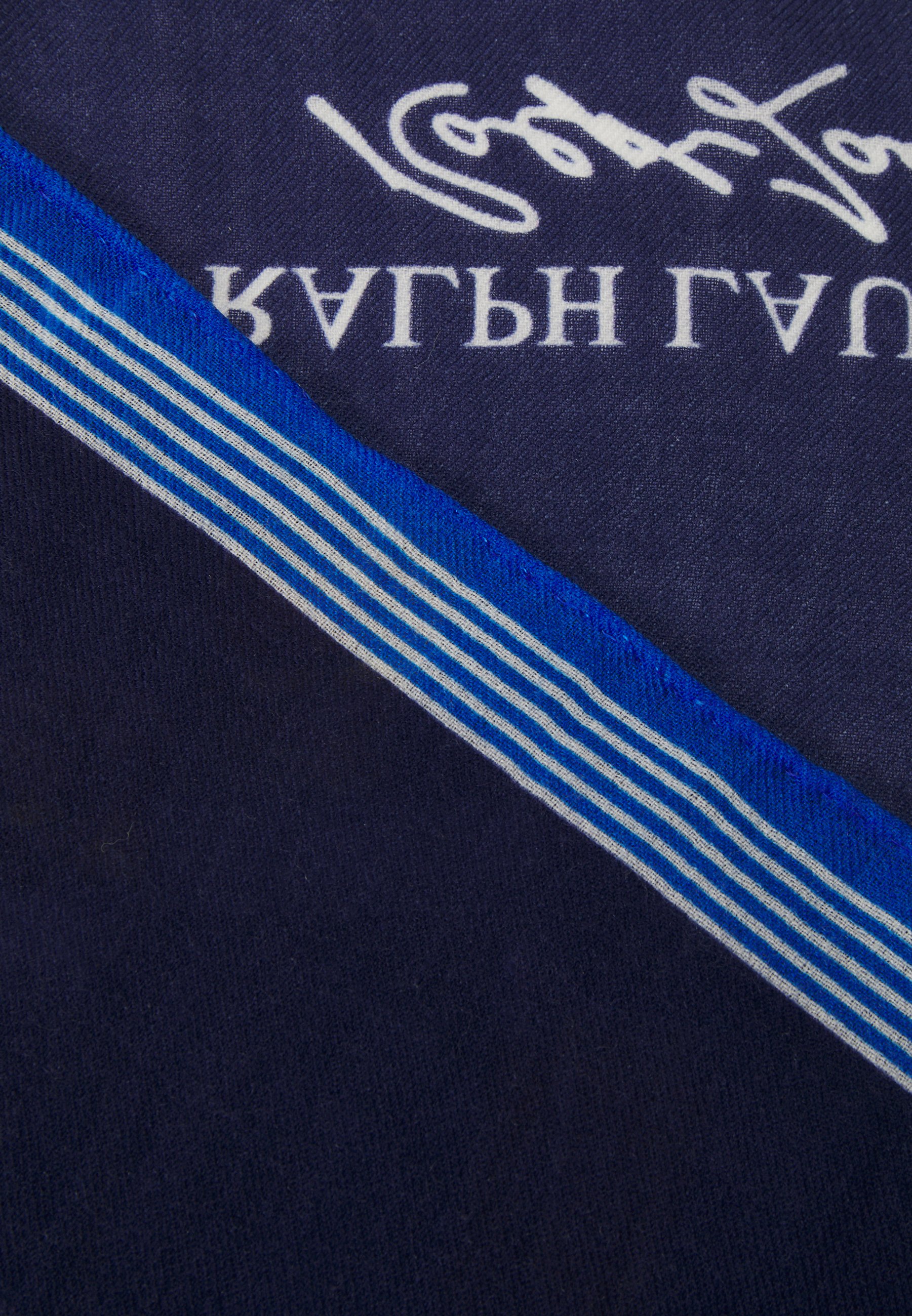 Polo Ralph Lauren BEAR SQUARE SCARF - Foulard - navy/multi-coloured/dark blue