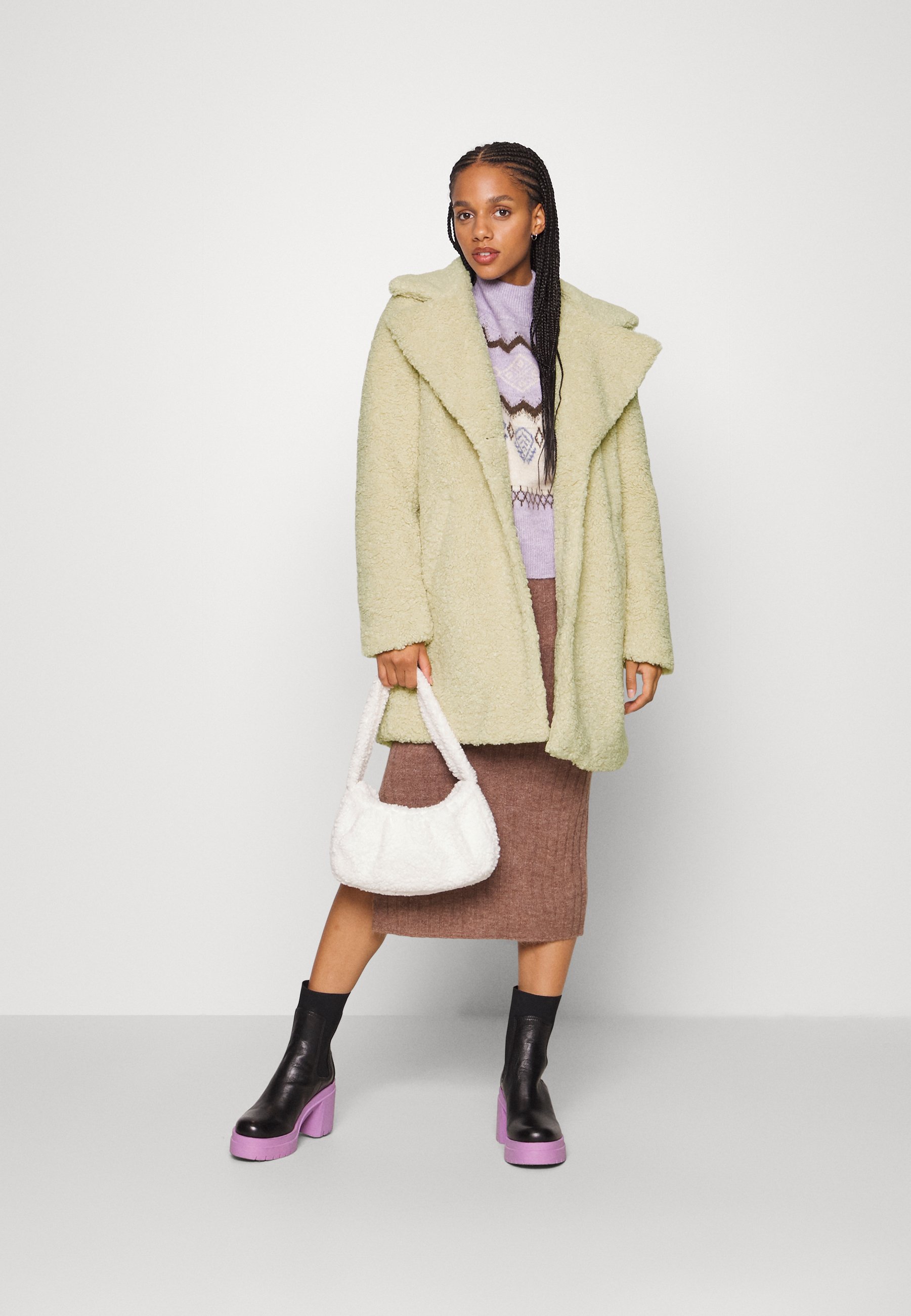 Vero Moda VMKYLIE COAT - Winter coat - oatmeal/off-white