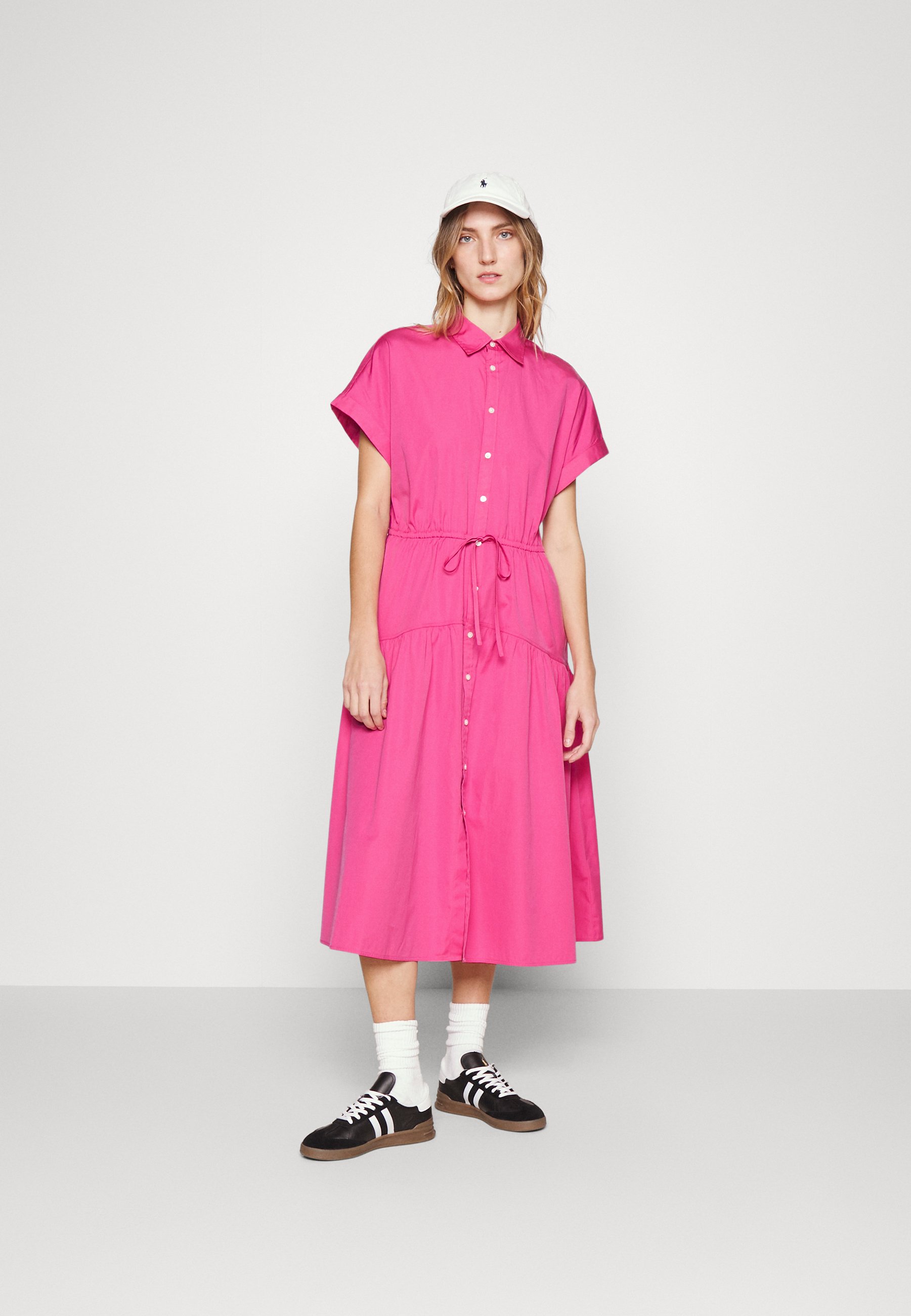 Polo Ralph Lauren CANNA SHORT SLEEVE DAY DRESS - Shirt dress - hot fuchsia/pink