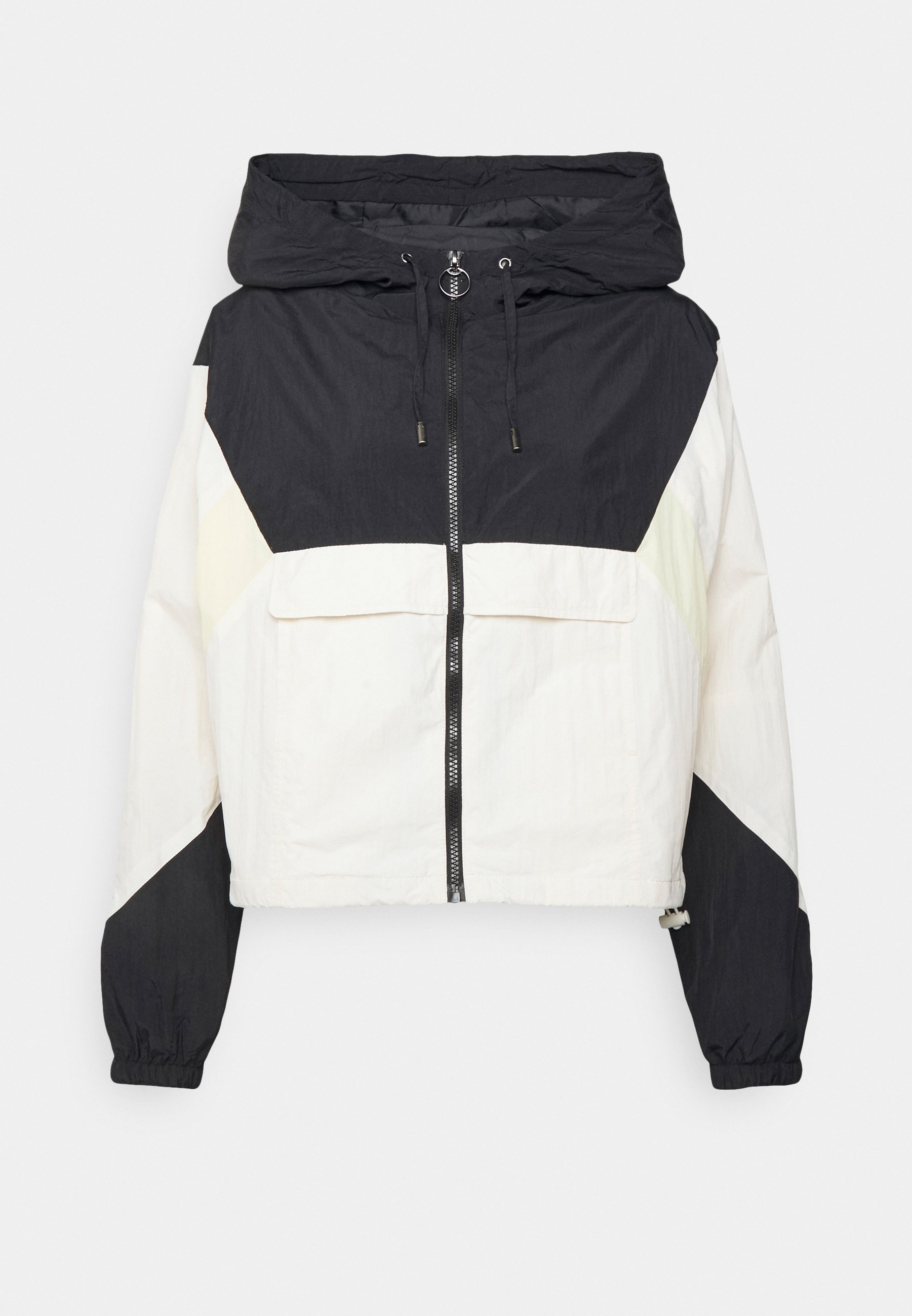 ONLY ONLJOSE COLORBLOCK SPRING JACKET - Summer jacket - black/tofu/black