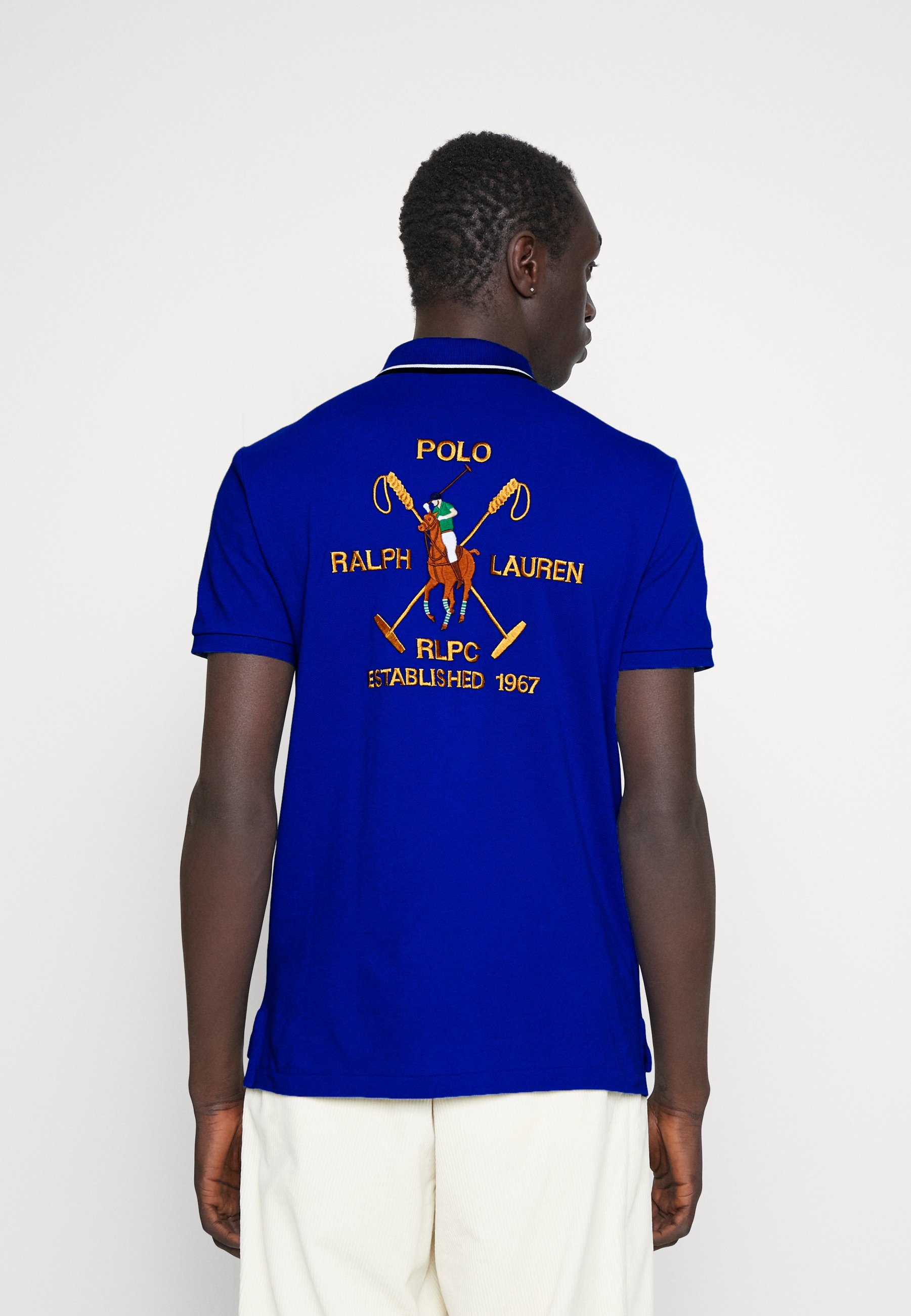 Polo Ralph Lauren CUSTOM SLIM FIT POLO CREST POLO SHIRT - Polo shirt - sapphire star/blue