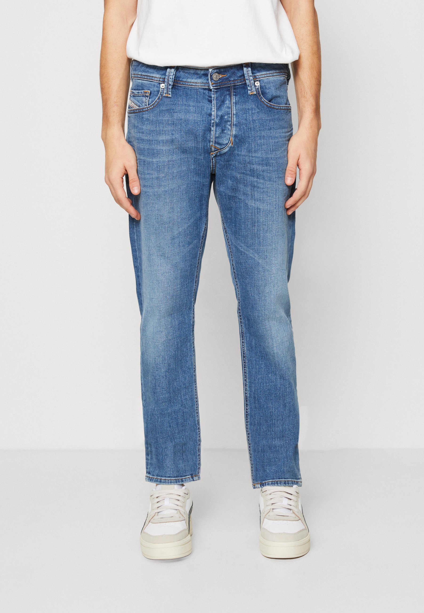 Diesel LARKEE BEEX - Straight leg jeans - denim/black denim