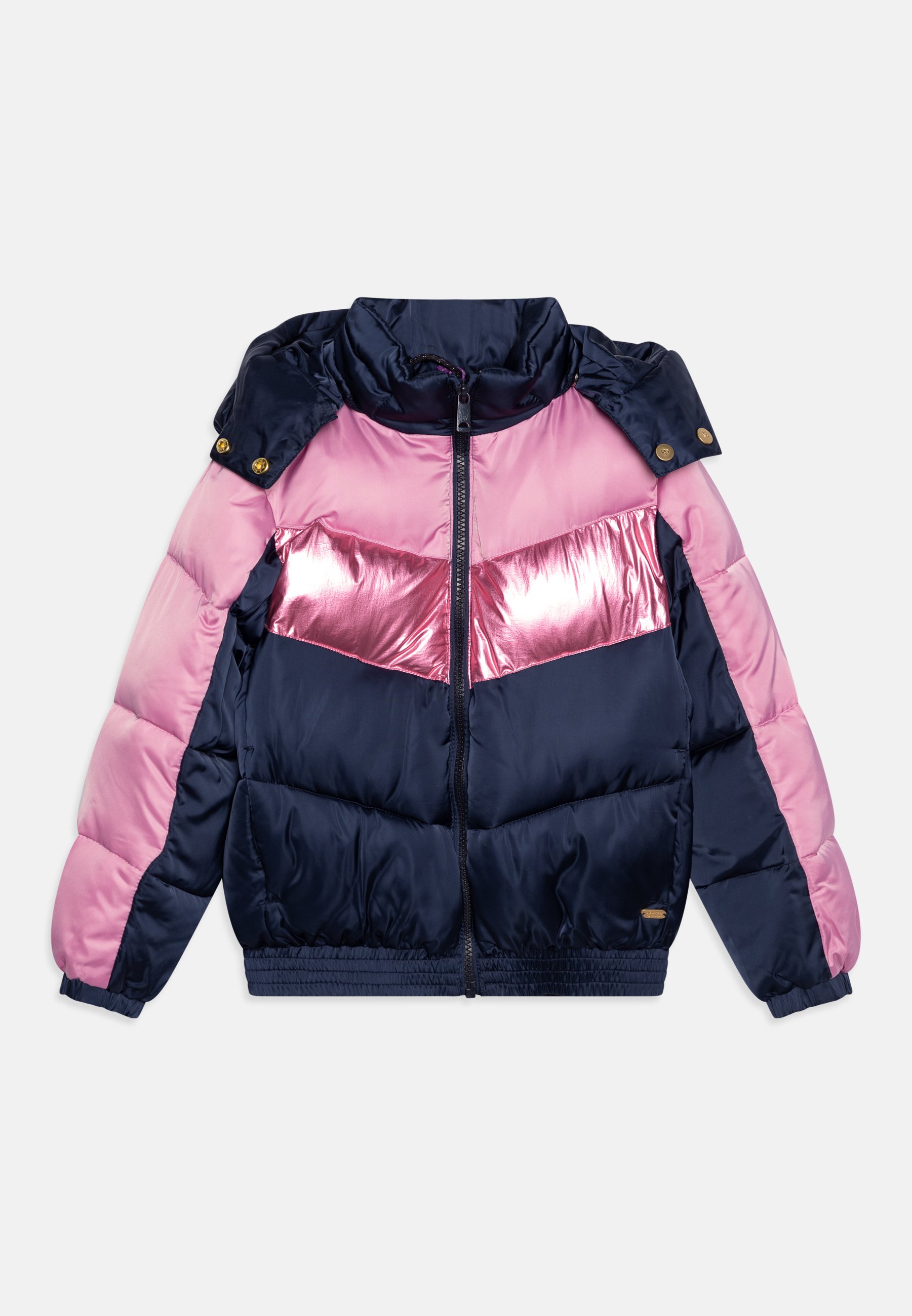 Scotch & Soda METALLIC COLOURBLOCK - Winter jacket - pink