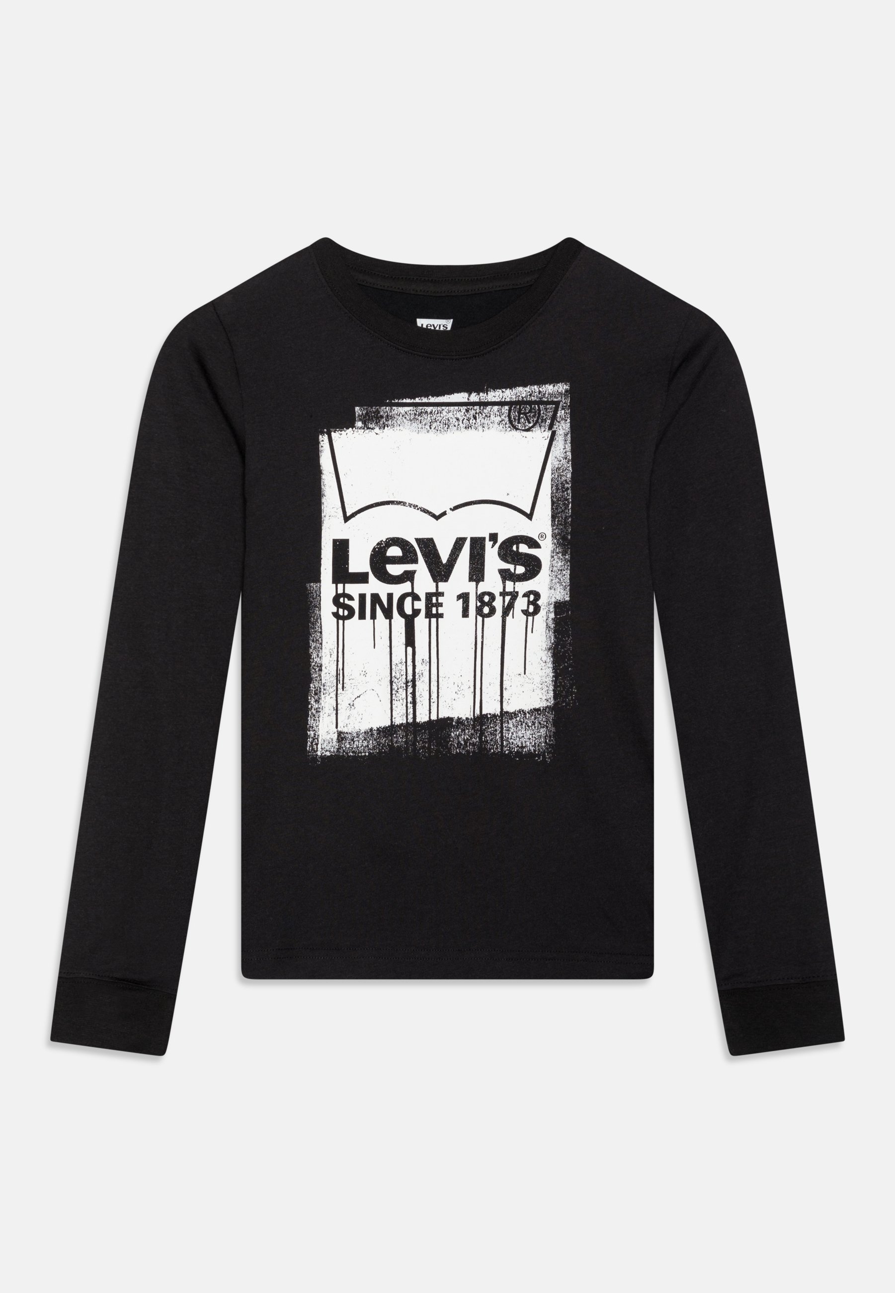 Levi's® WET PAINT TEE - Long sleeved top - meteorite/black