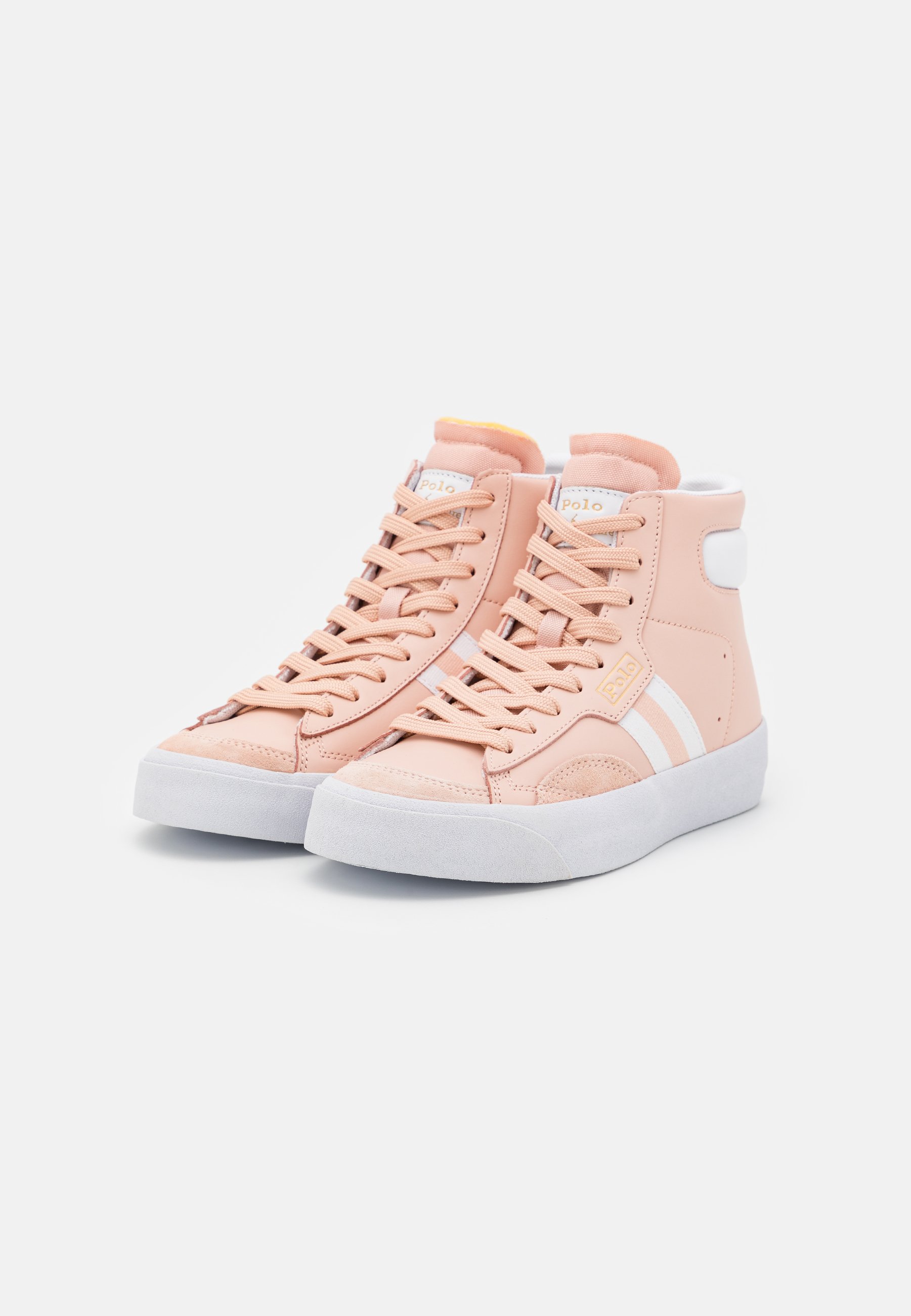 Polo Ralph Lauren COURT VULC MID - High-top trainers - rose/pink