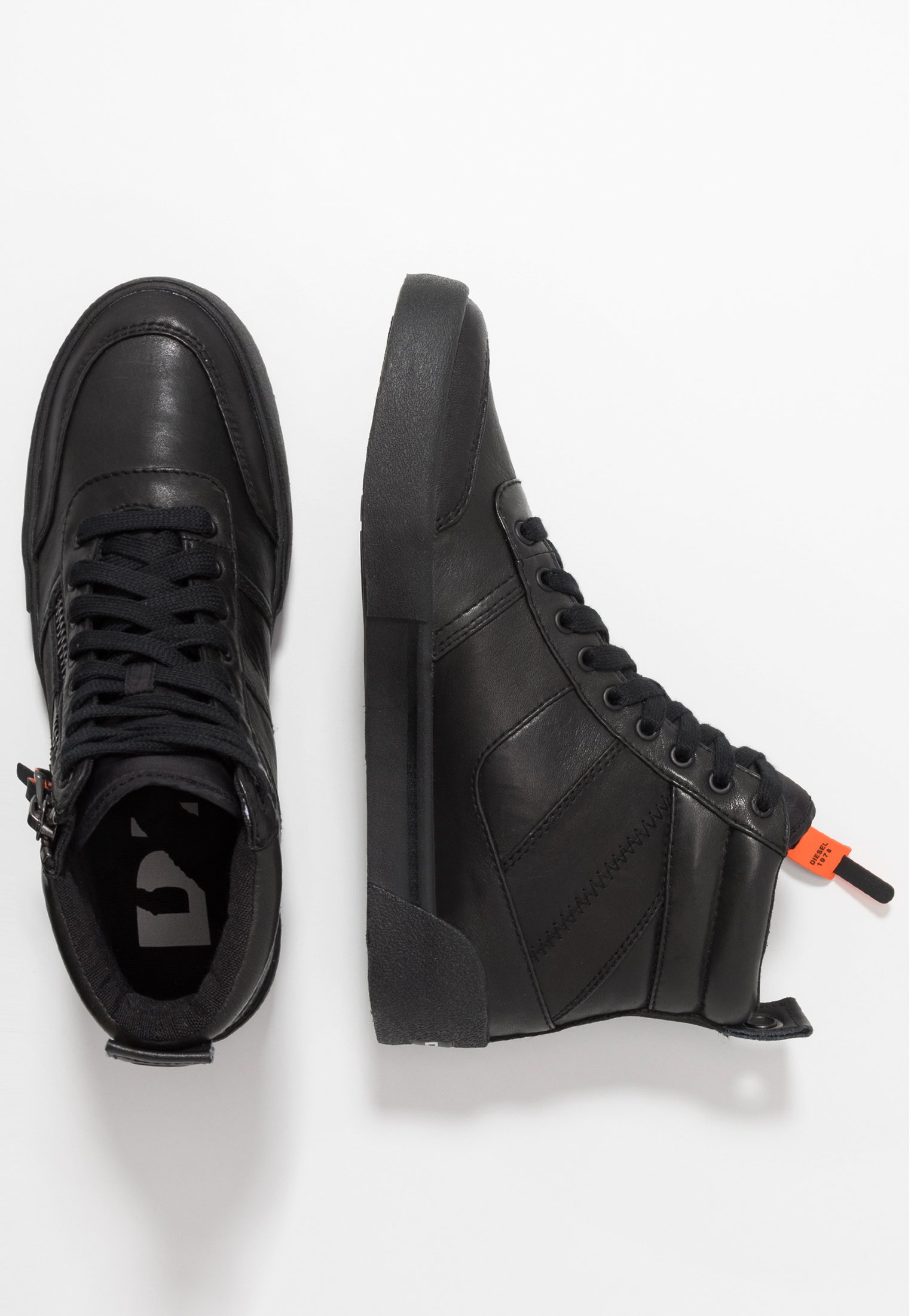 Diesel S-DVELOWS MID - High-top trainers - black